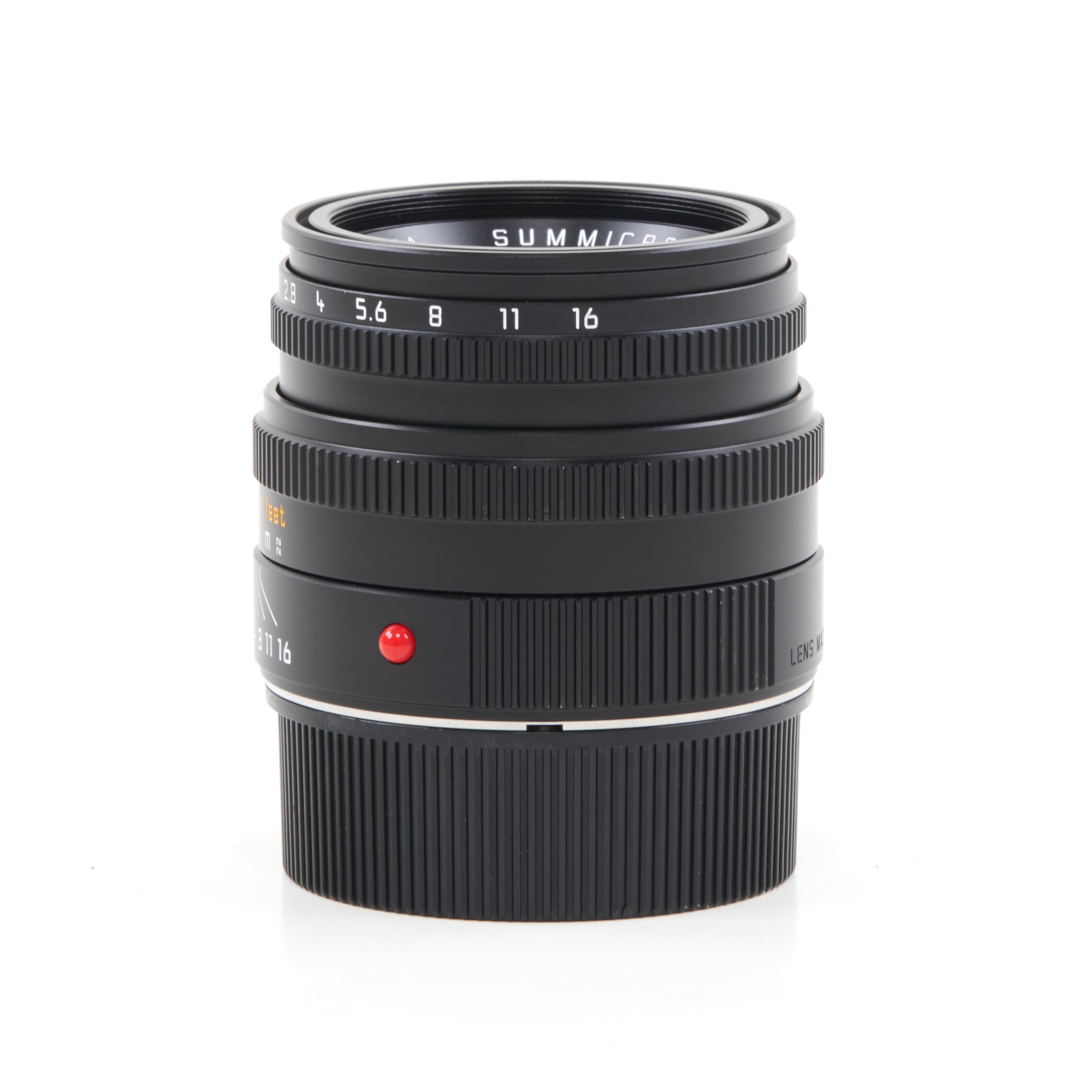 Leica 50mm f2 Summicron-M Zwart 6-Bit + Doos