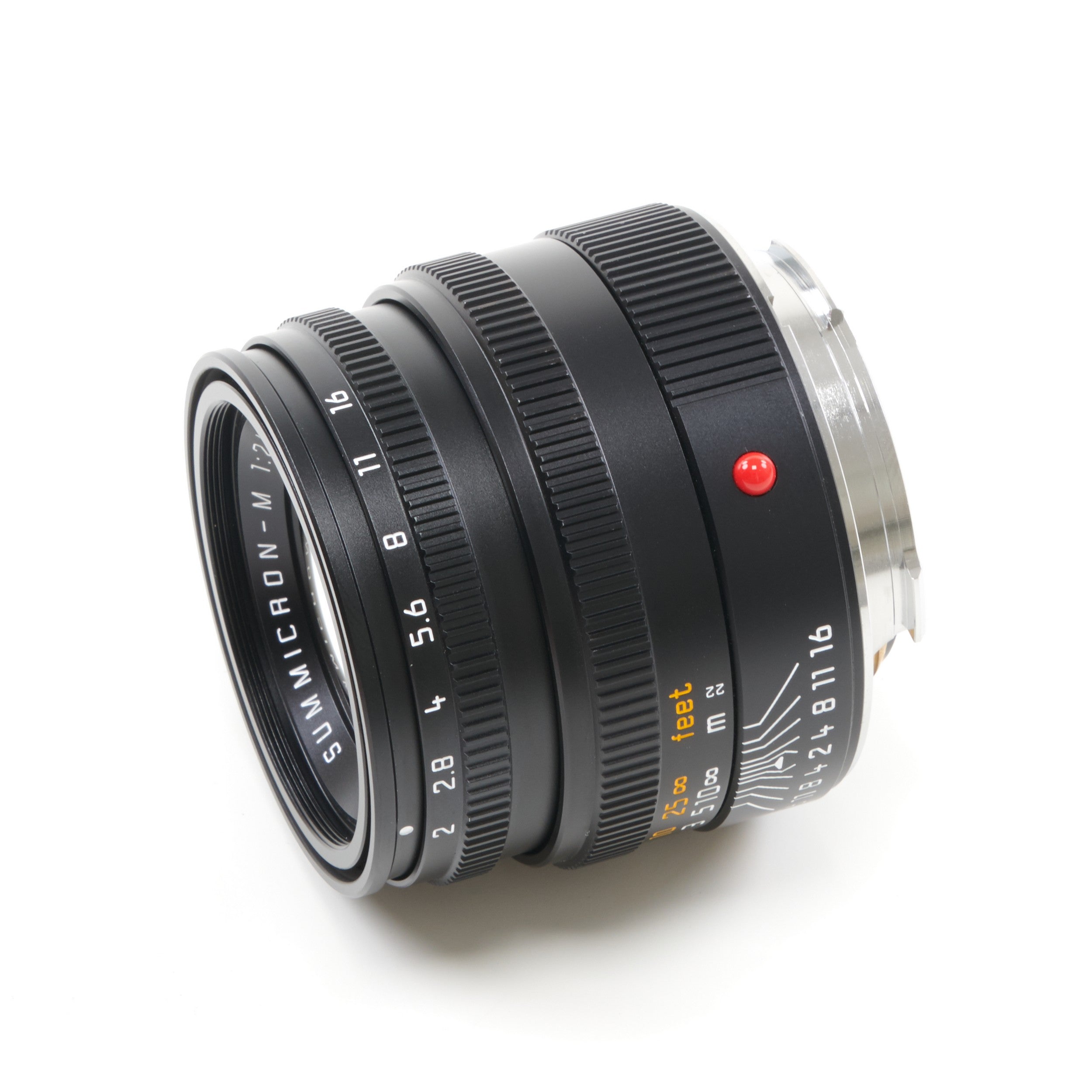 Leica 50mm f2 Summicron-M Zwart 6-Bit + Doos