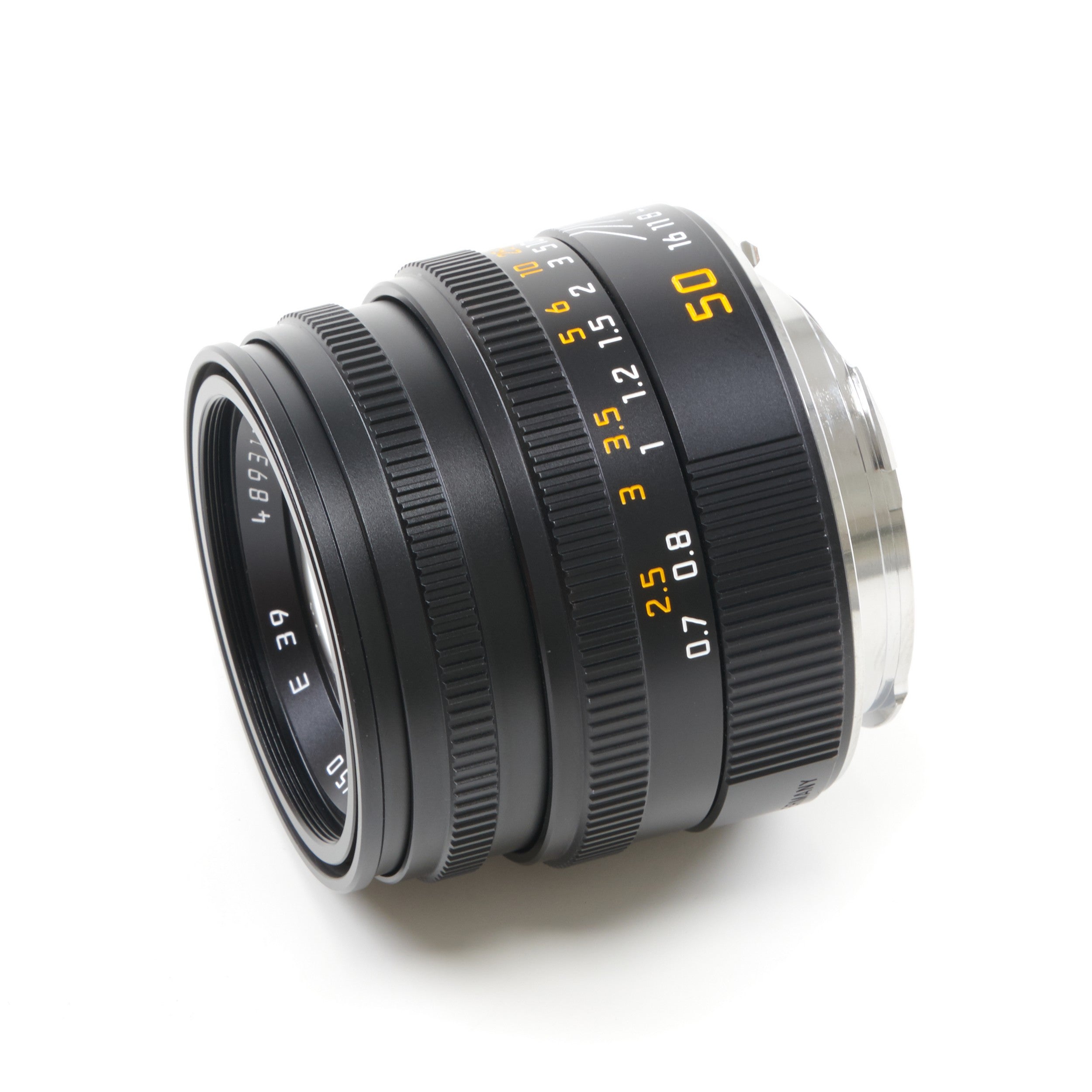 Leica 50mm f2 Summicron-M Zwart 6-Bit + Doos