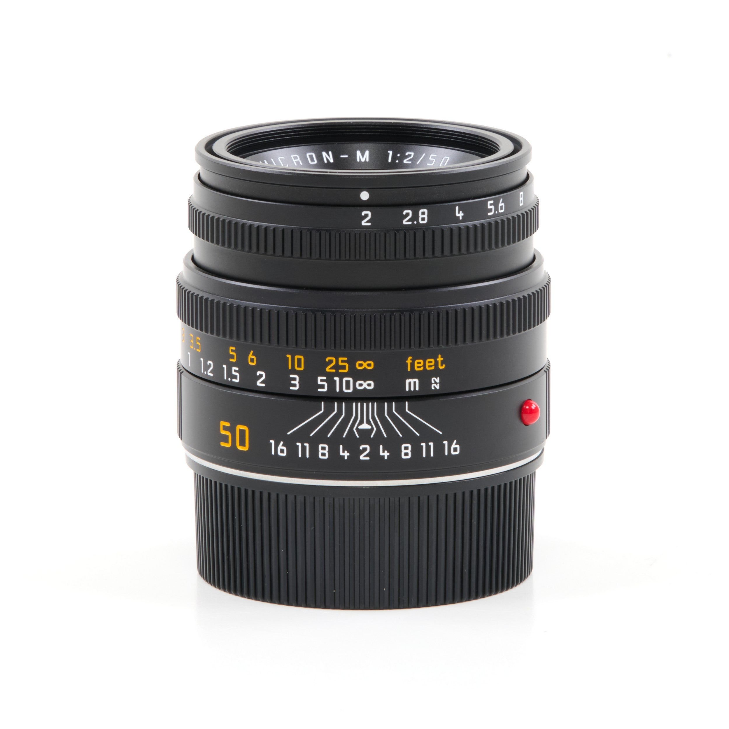 Leica 50mm f2 Summicron-M Zwart 6-Bit + Doos