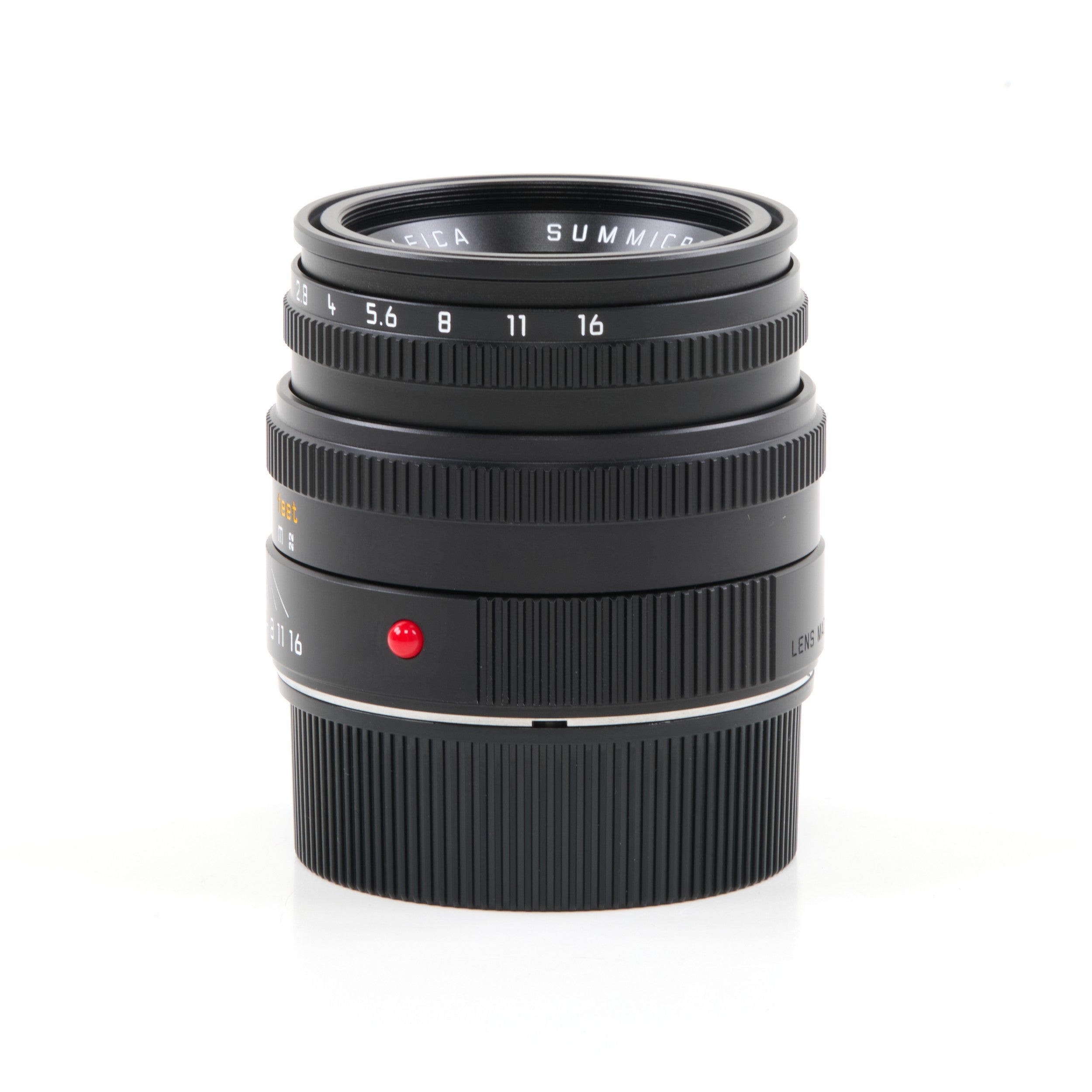 Leica 50mm f2 Summicron-M Zwart 6-Bit + Doos