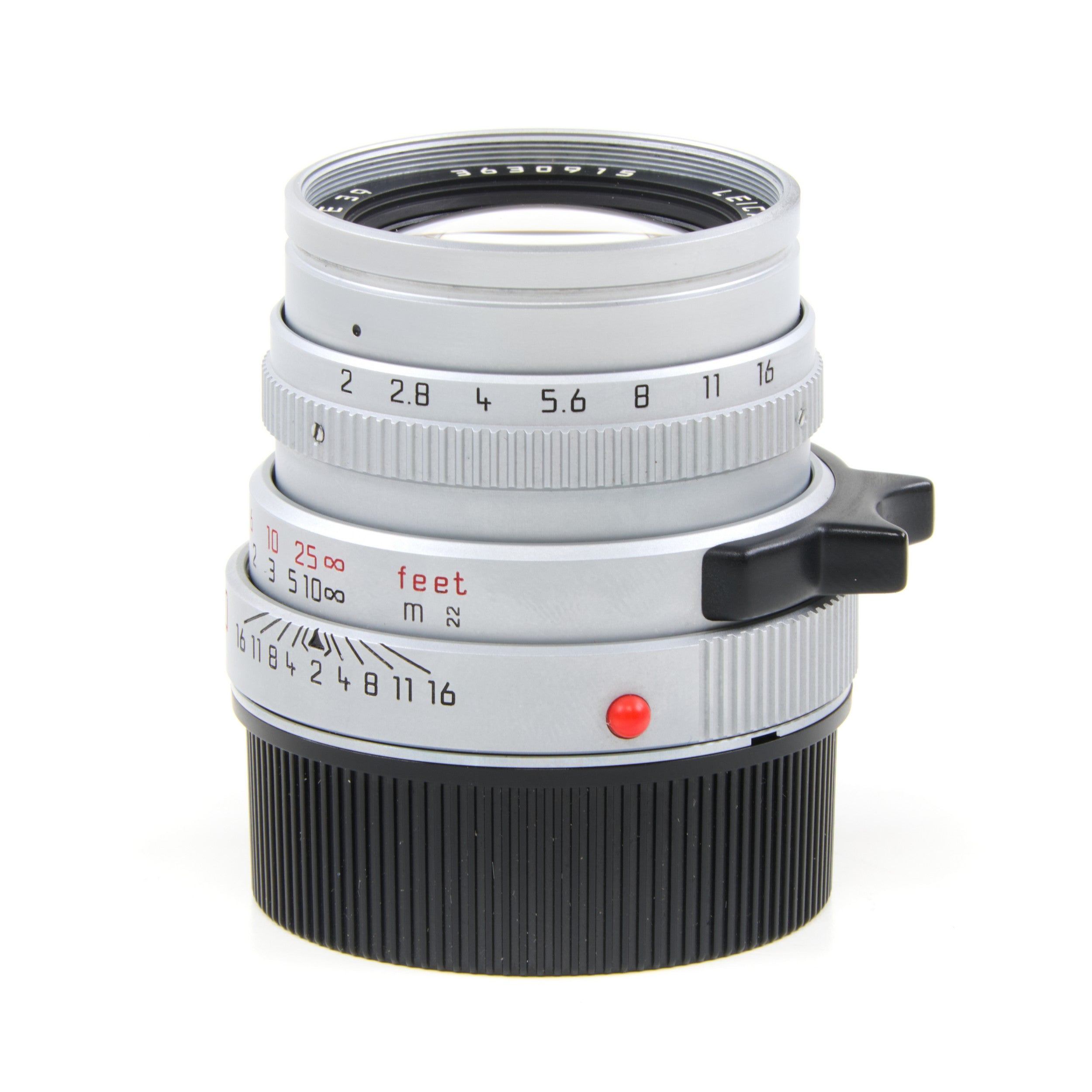 Leica 50mm f2 Summicron-M Chroom 6-Bit + Zonnekap