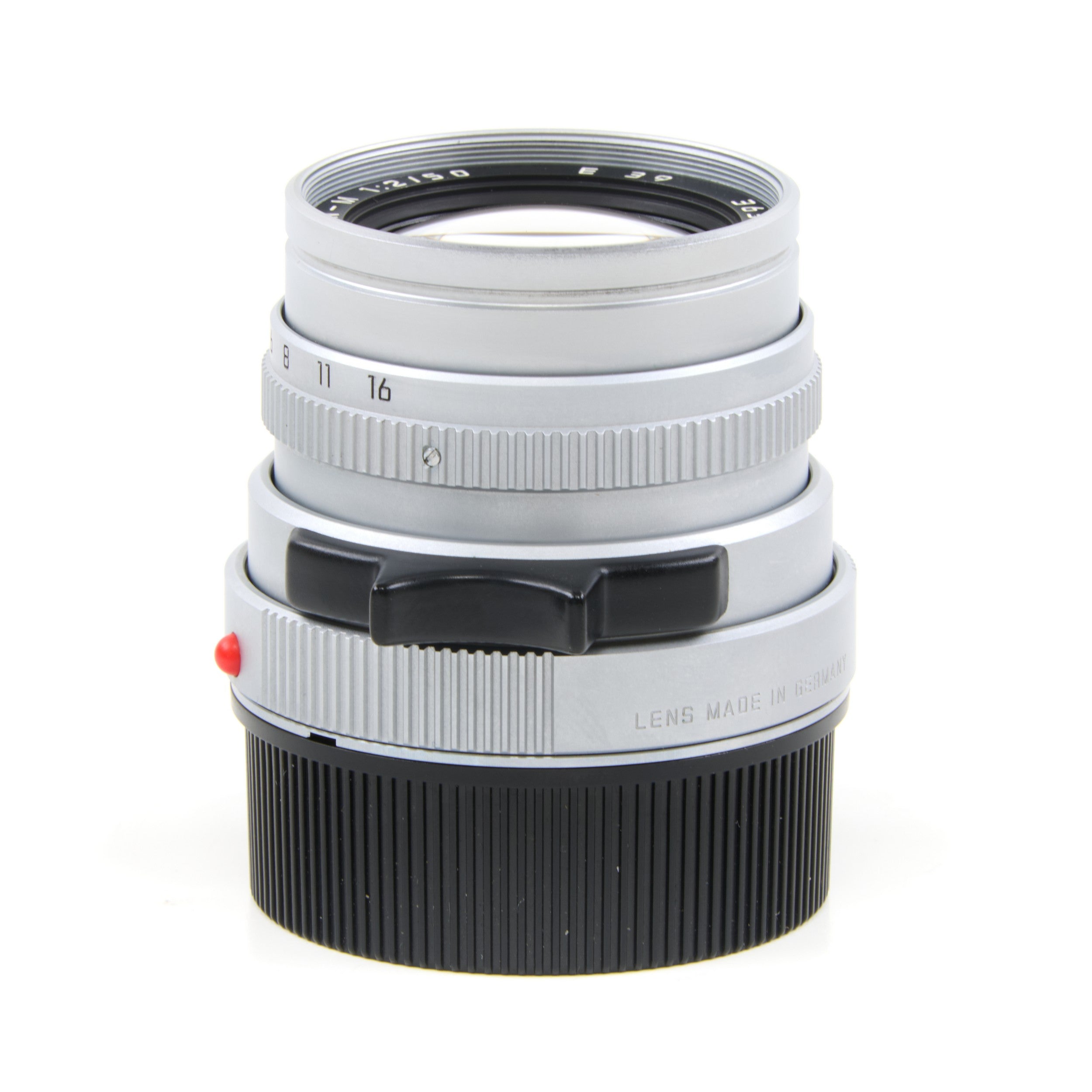 Leica 50mm f2 Summicron-M Chroom 6-Bit + Zonnekap