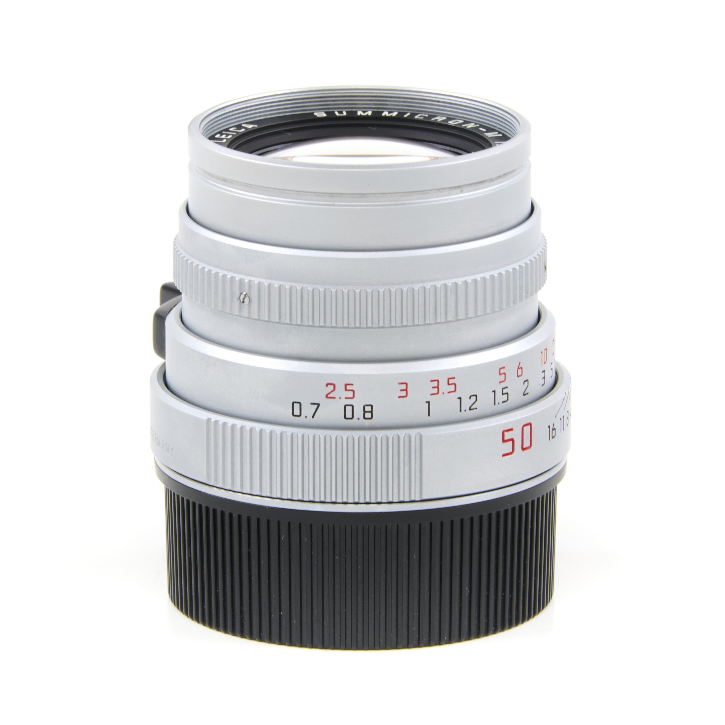 Leica 50mm f2 Summicron-M Chroom 6-Bit + Zonnekap