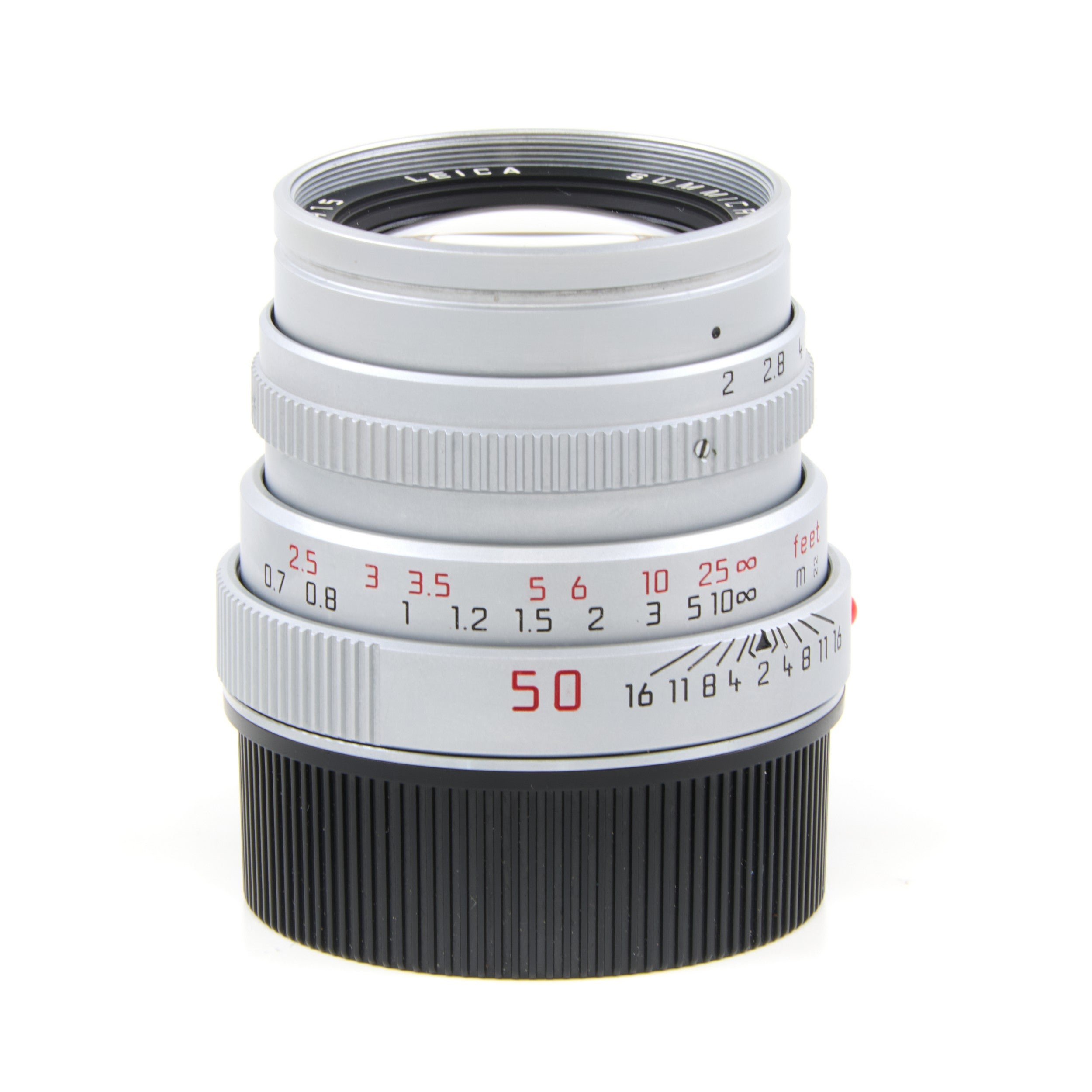 Leica 50mm f2 Summicron-M Chroom 6-Bit + Zonnekap