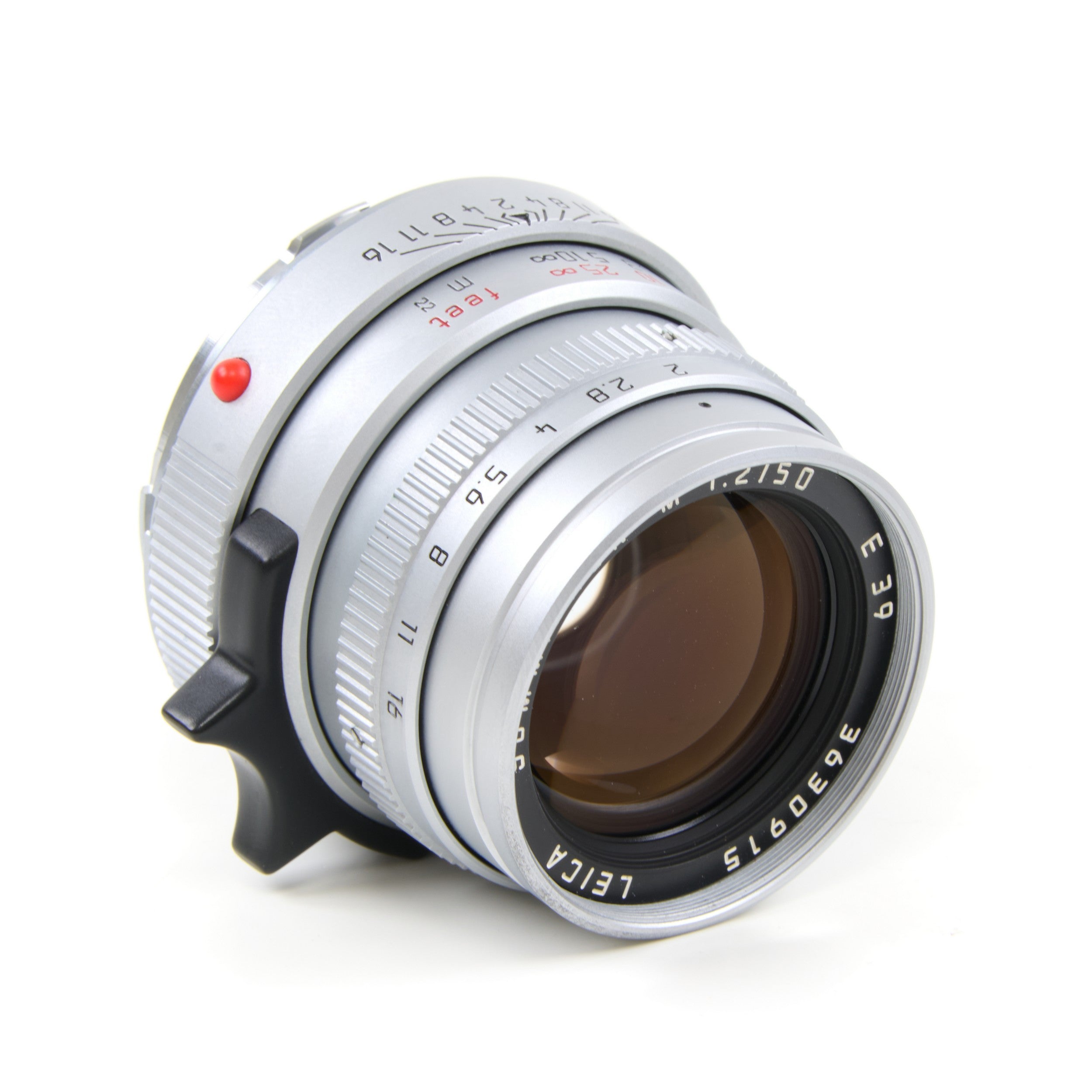 Leica 50mm f2 Summicron-M Chroom 6-Bit + Zonnekap