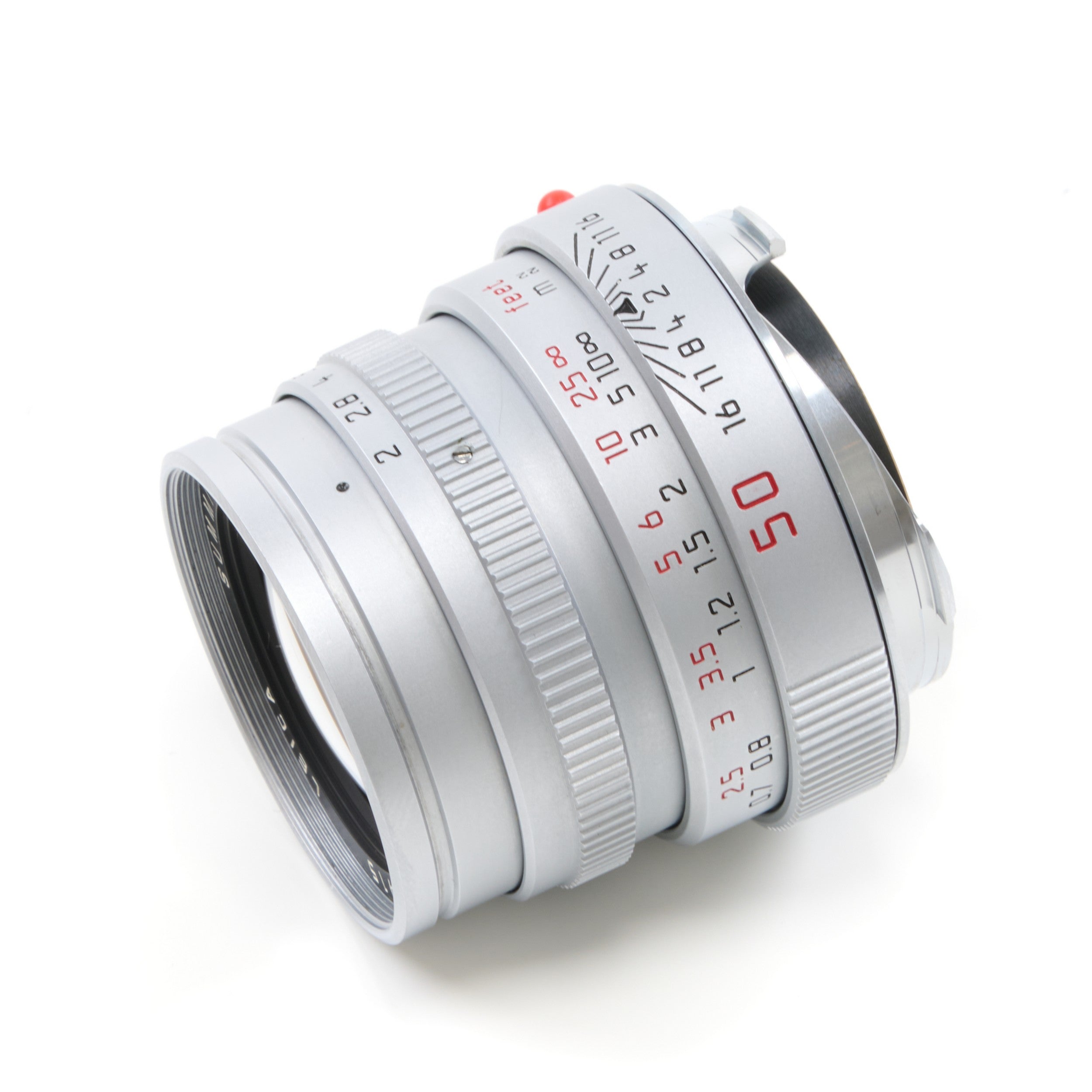 Leica 50mm f2 Summicron-M Chroom 6-Bit + Zonnekap