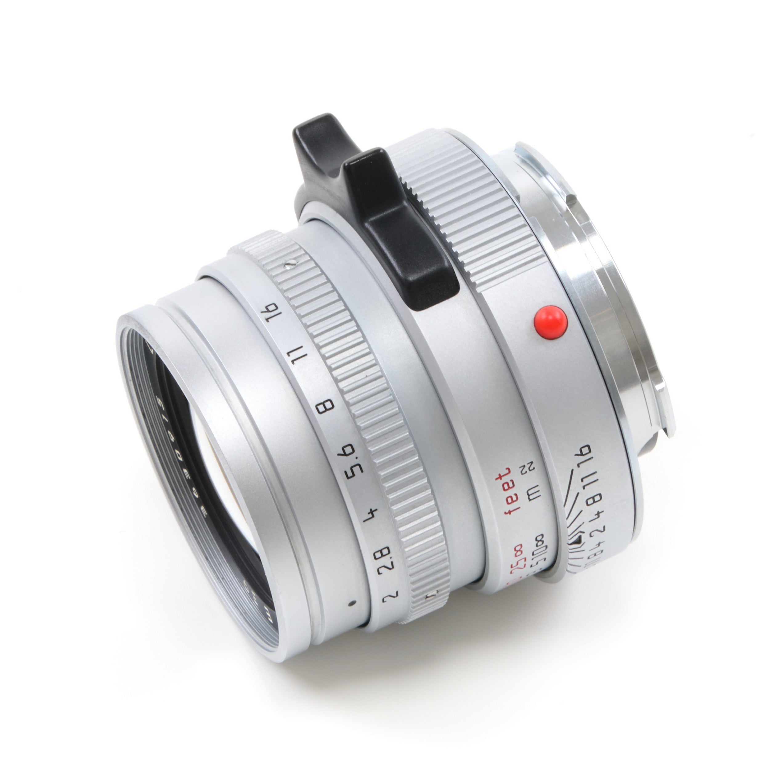 Leica 50mm f2 Summicron-M Chroom 6-Bit + Zonnekap