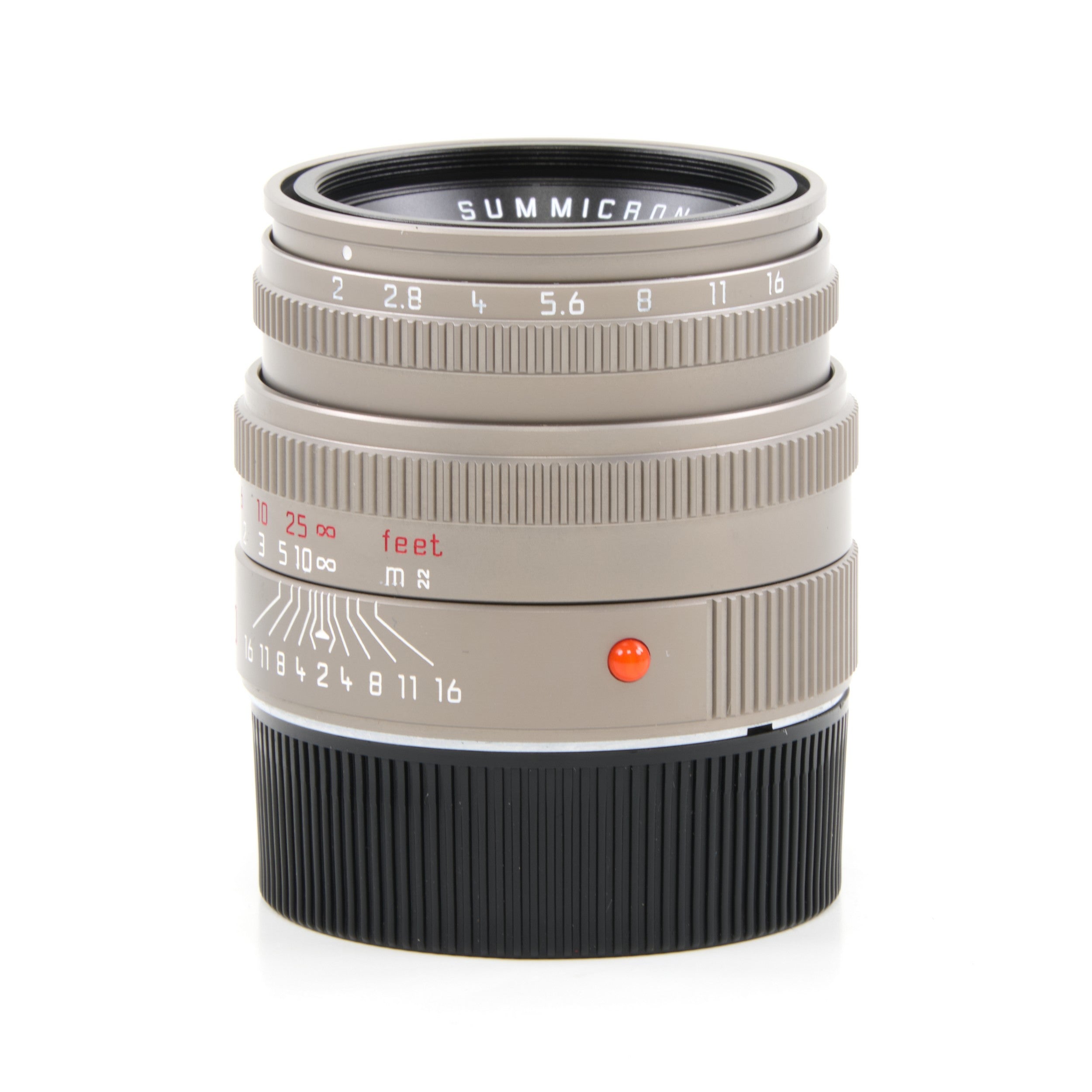 Leica 50mm f2 Summicron-M Titanium + Doos