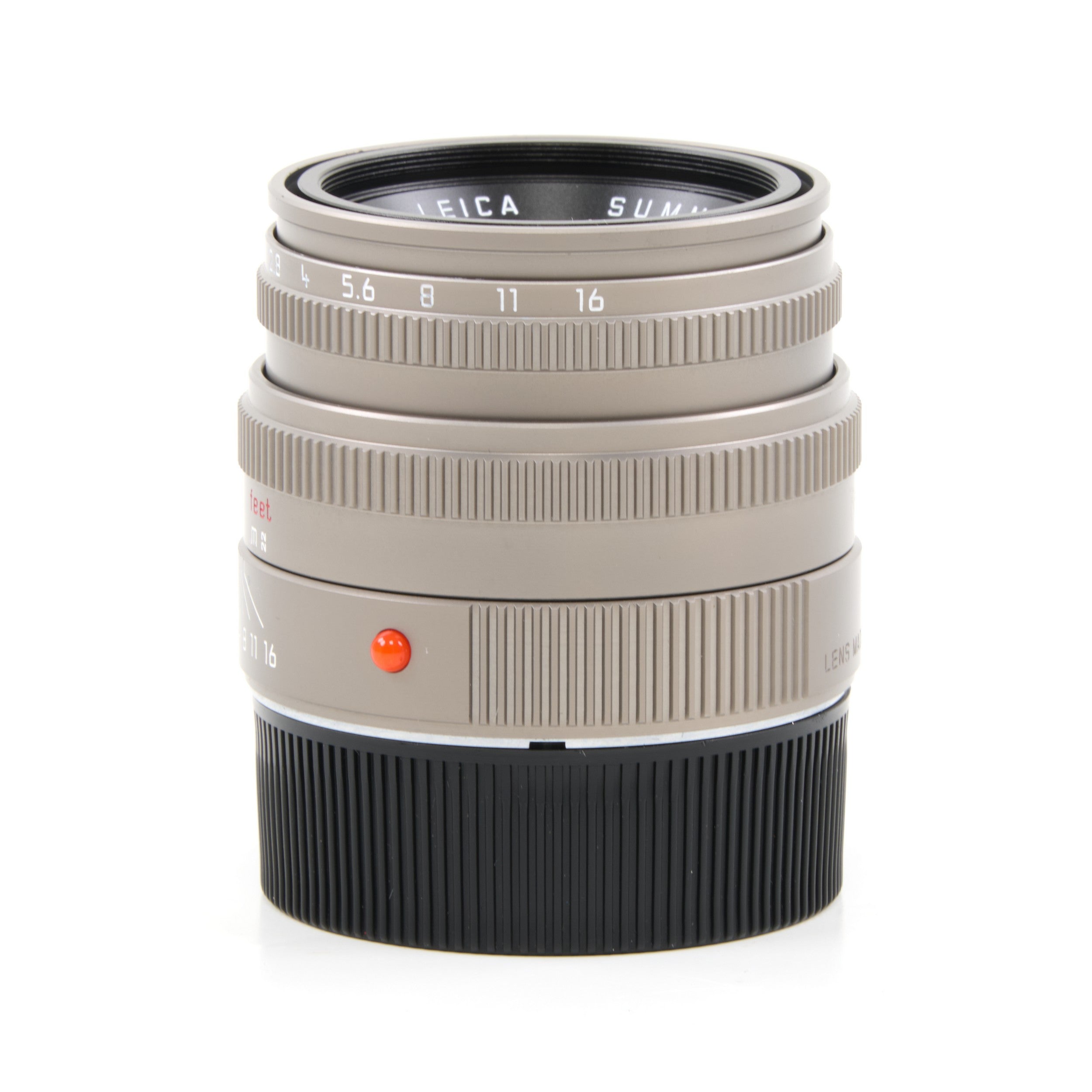 Leica 50mm f2 Summicron-M Titanium + Doos