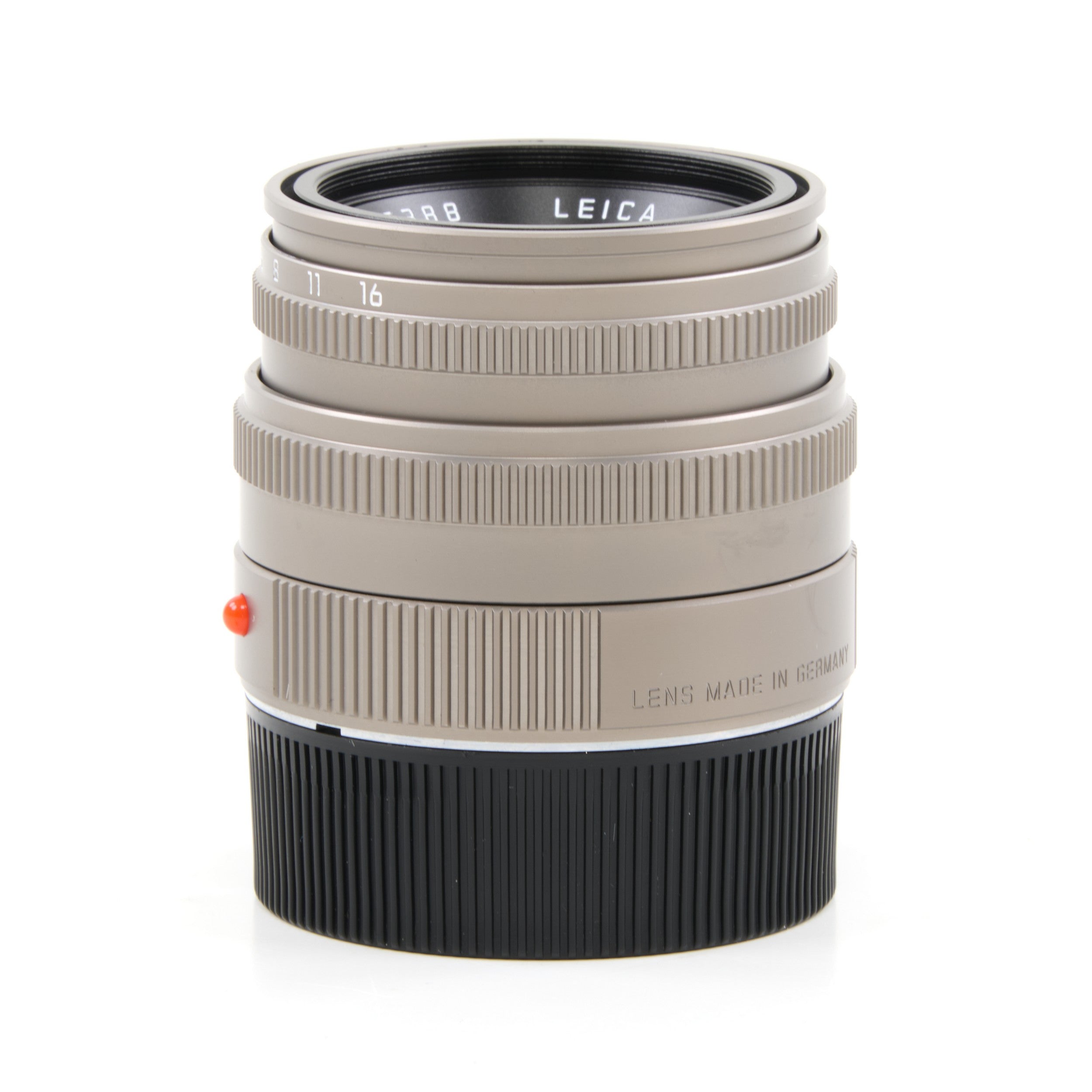 Leica 50mm f2 Summicron-M Titanium + Doos