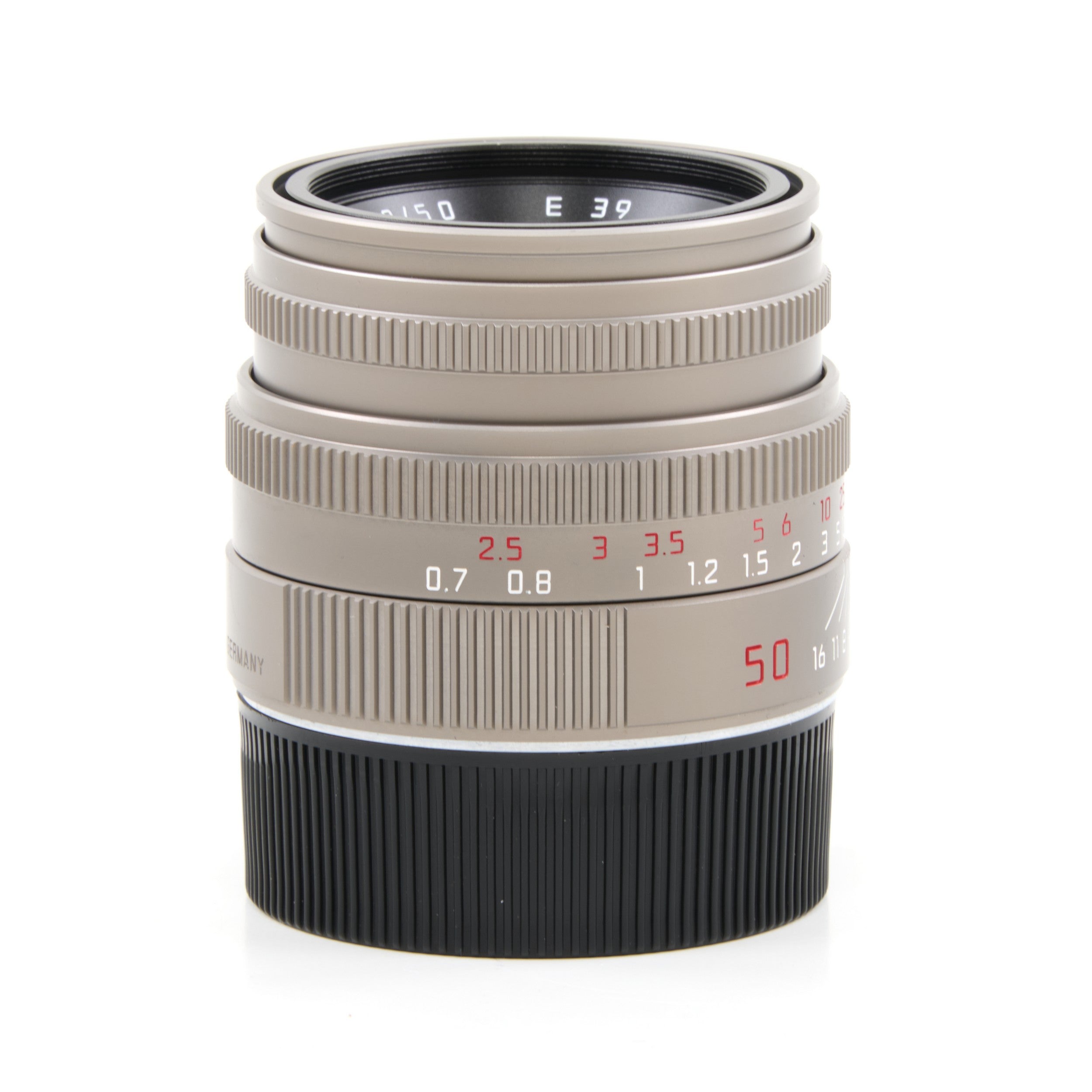 Leica 50mm f2 Summicron-M Titanium + Doos