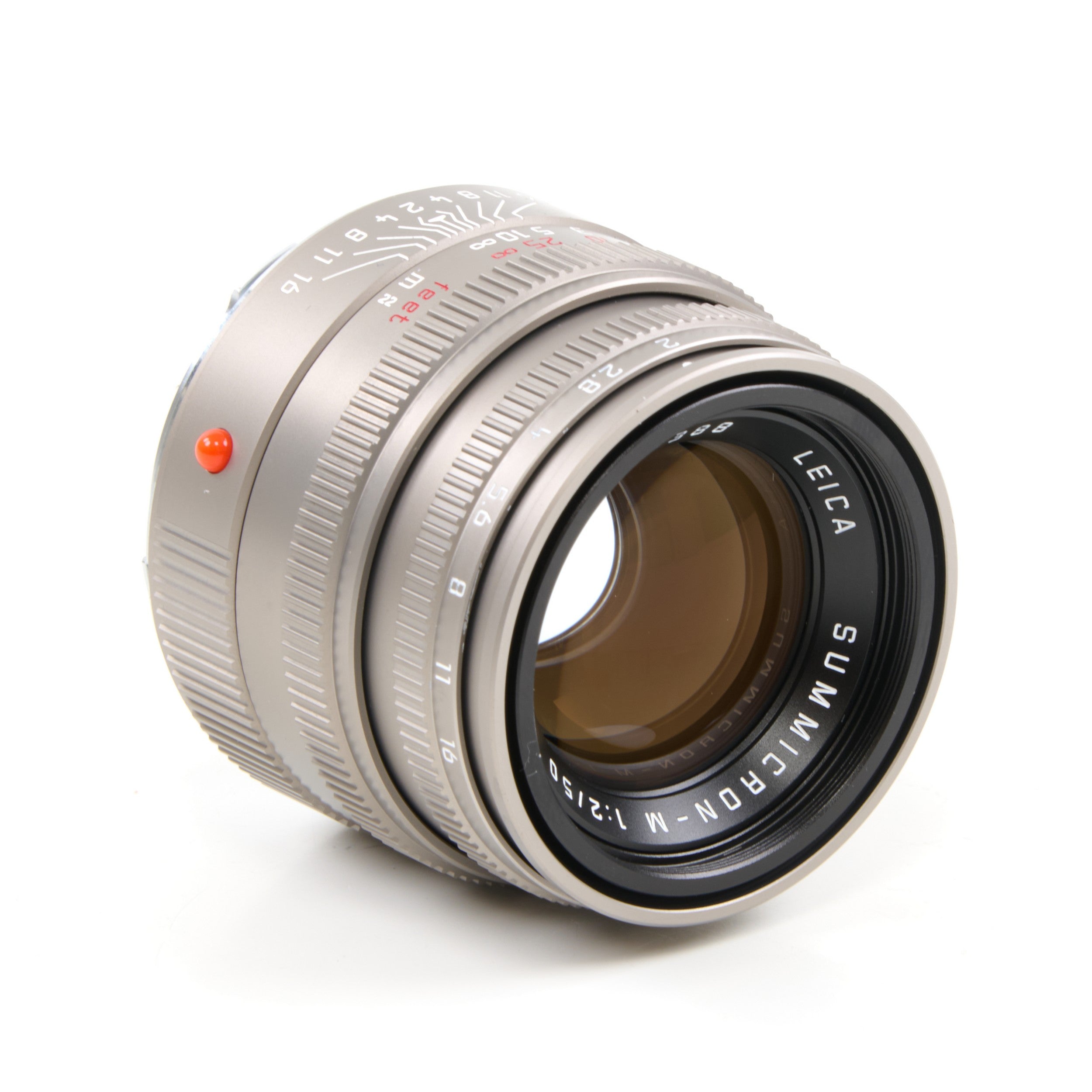 Leica 50mm f2 Summicron-M Titanium + Doos