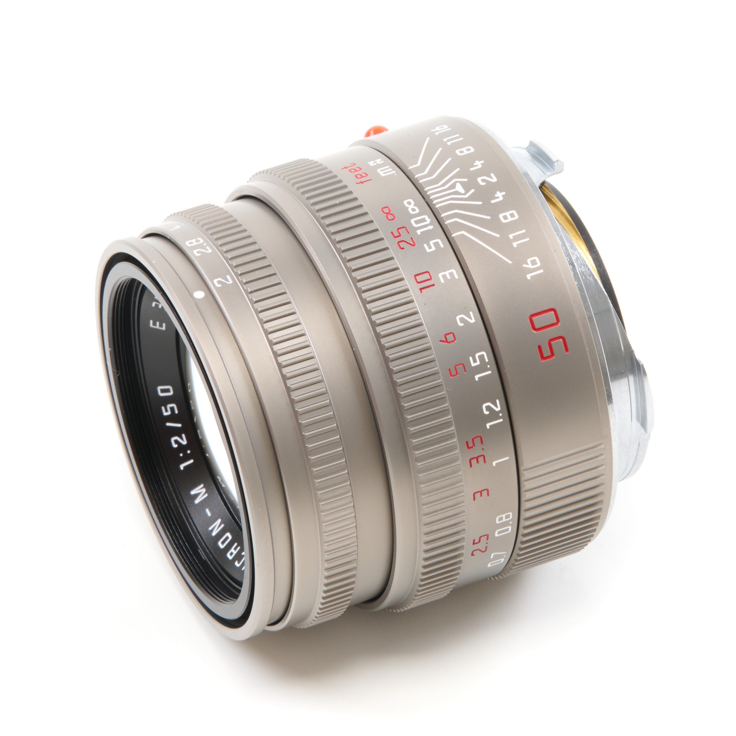 Leica 50mm f2 Summicron-M Titanium + Doos