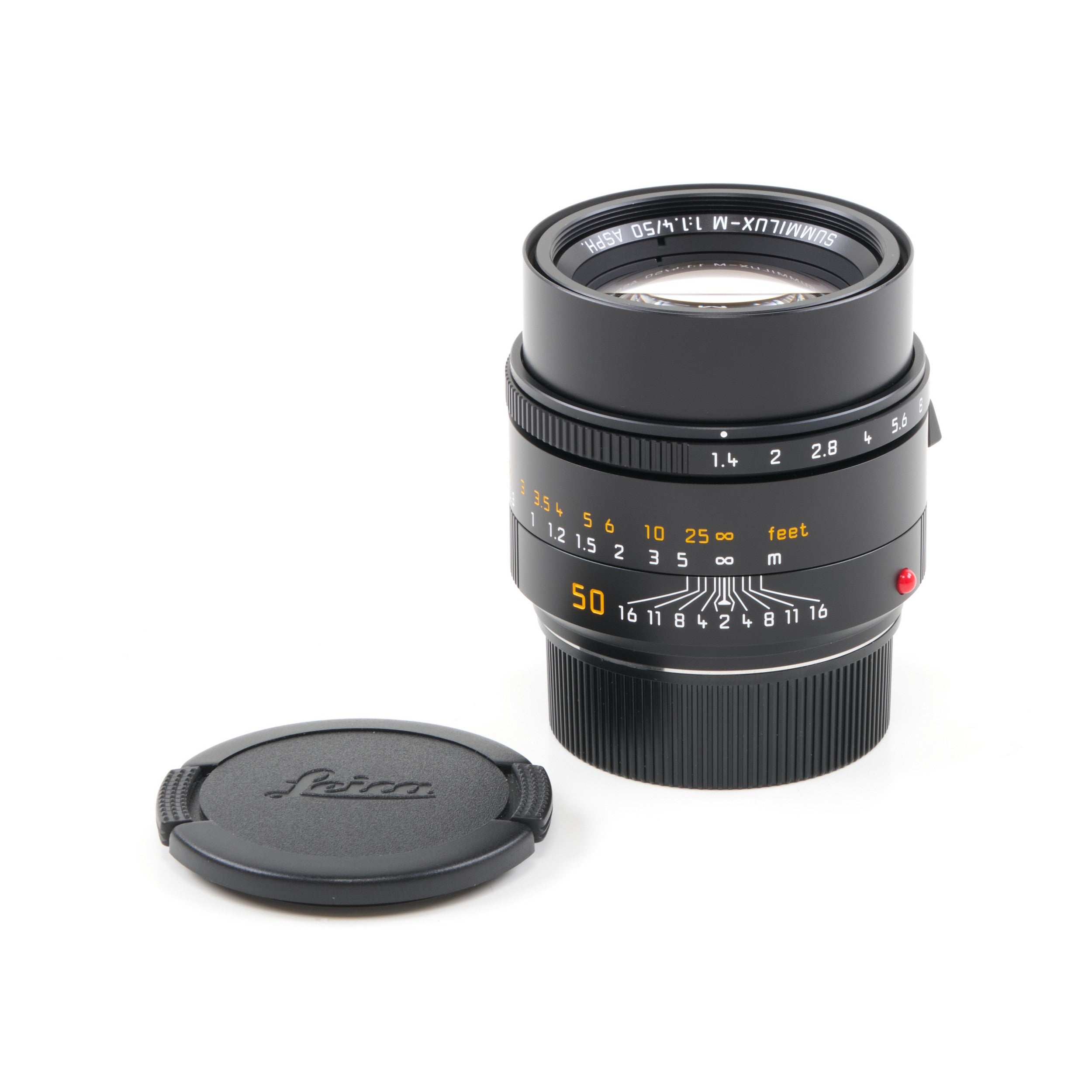 Leica 50mm f1.4 Summilux-M ASPH MK II Zwart + Doos