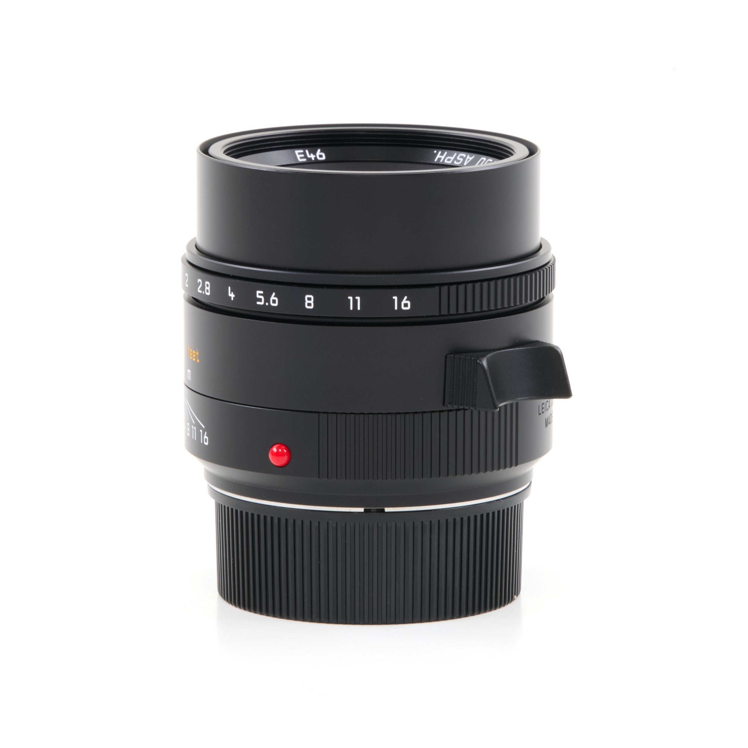 Leica 50mm f1.4 Summilux-M ASPH MK II Zwart + Doos