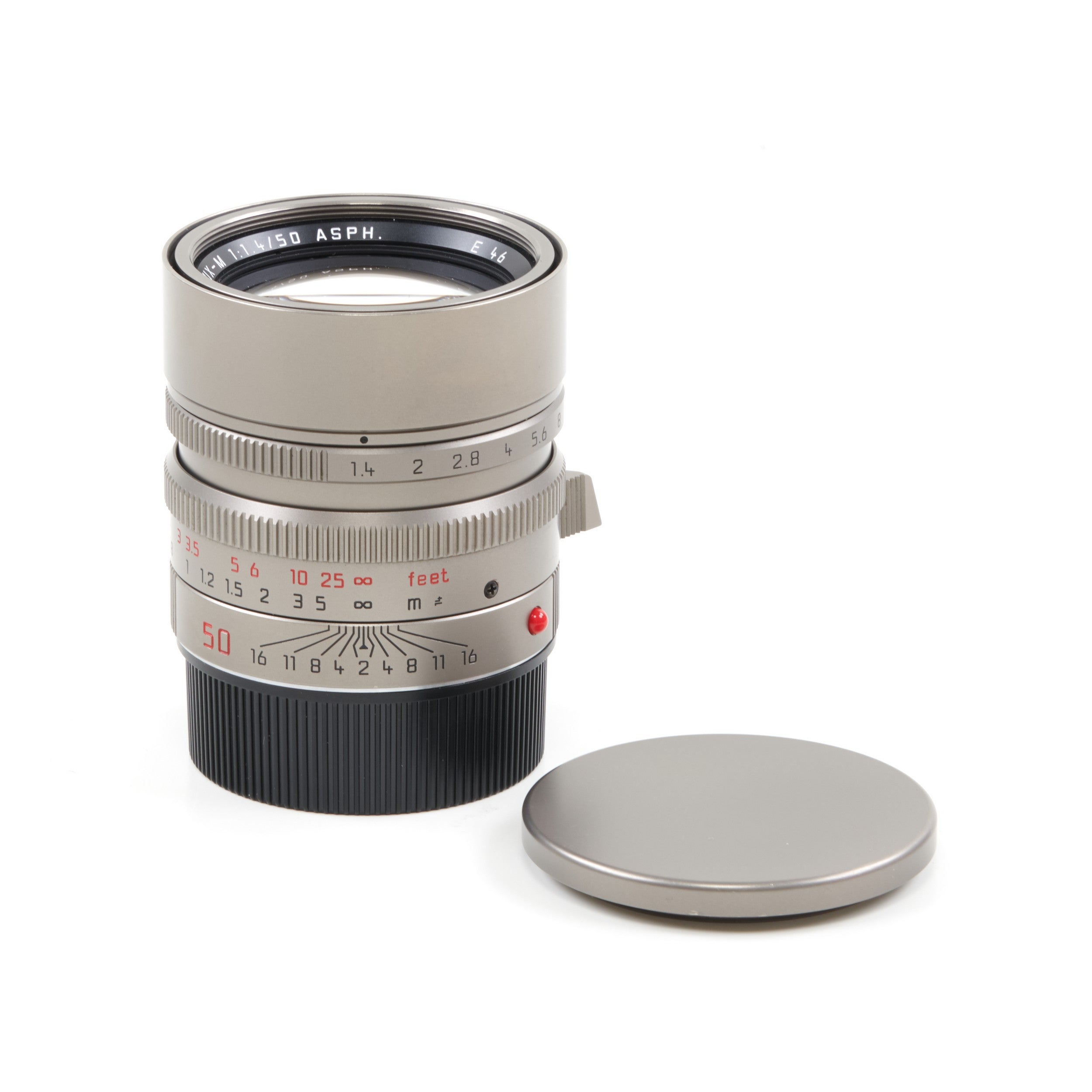 Leica 50mm f1.4 Summilux-M ASPH Titanium Uit M7 Titanium Set