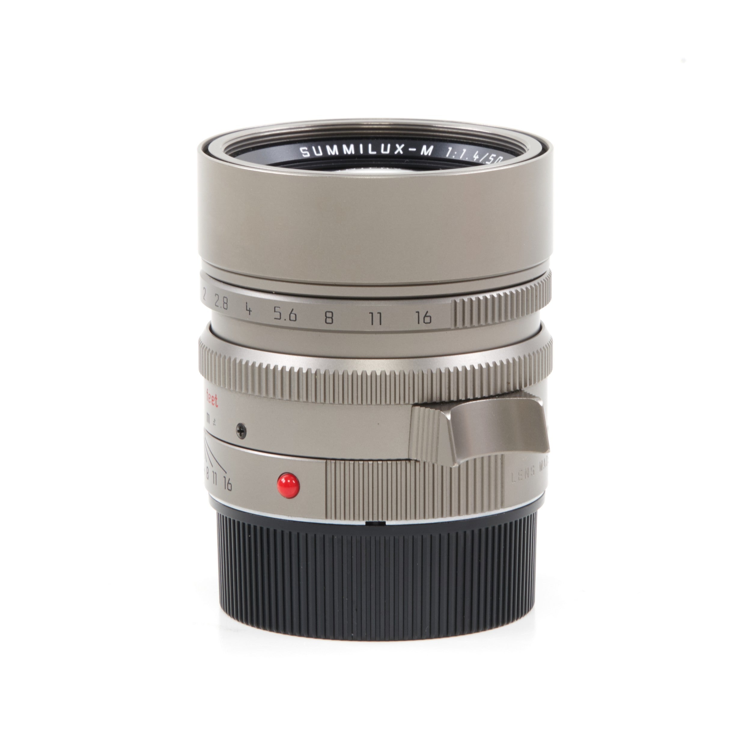 Leica 50mm f1.4 Summilux-M ASPH Titanium Uit M7 Titanium Set