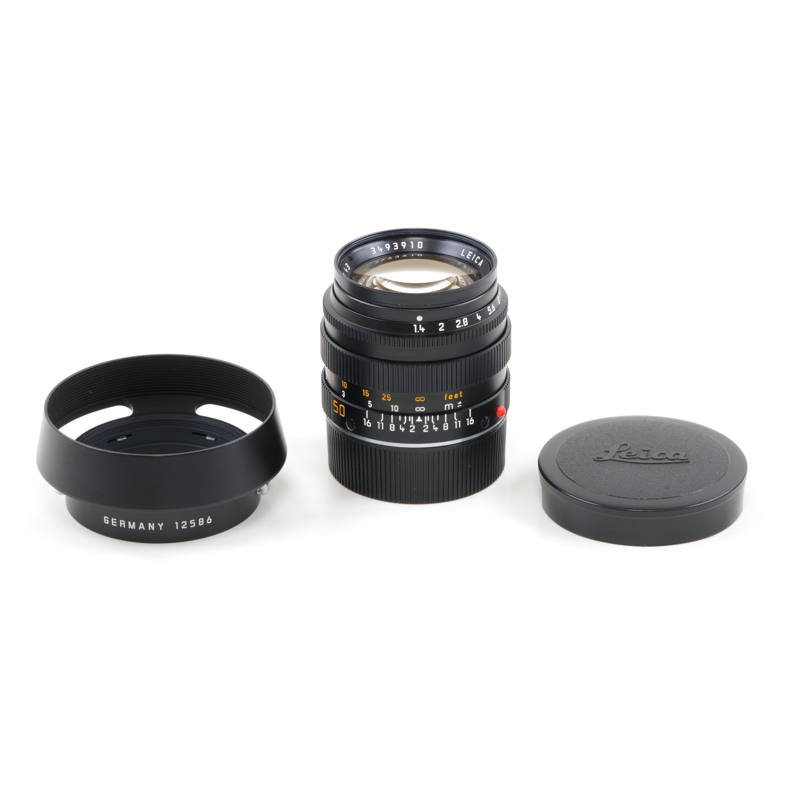 Leica 50mm f1.4 Summilux-M Zwart + Doos