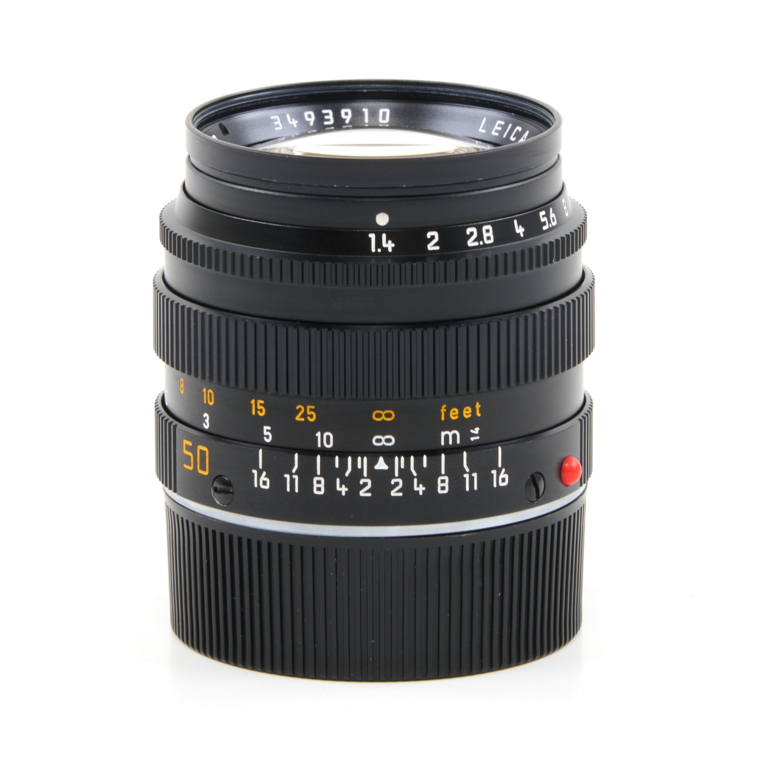 Leica 50mm f1.4 Summilux-M Zwart + Doos