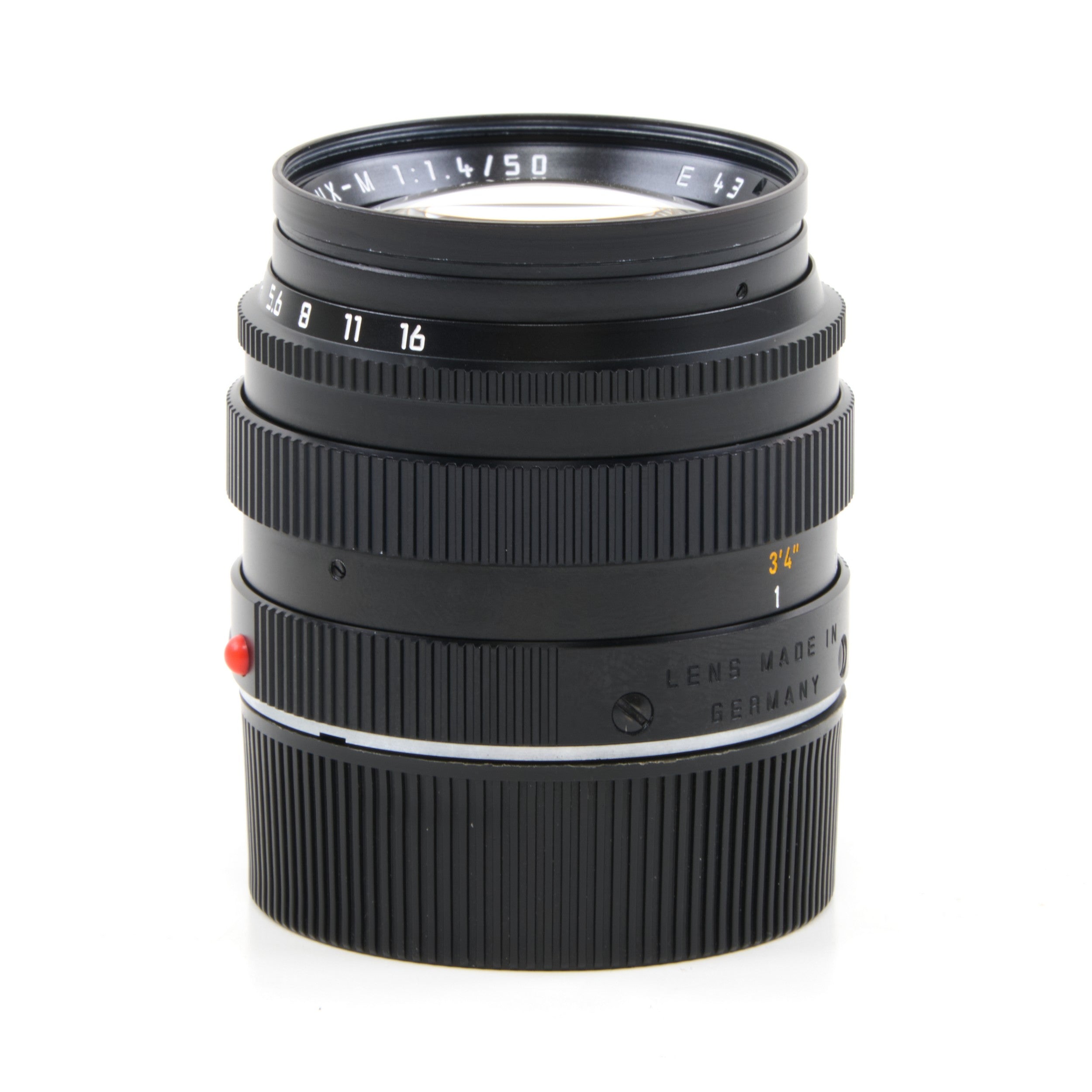 Leica 50mm f1.4 Summilux-M Zwart + Doos