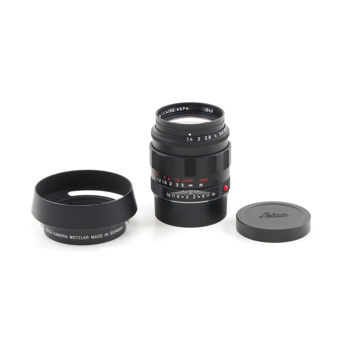 Leica 50mm f1.4 Summilux-M ASPH Limited Edition Black Chrome + Doos