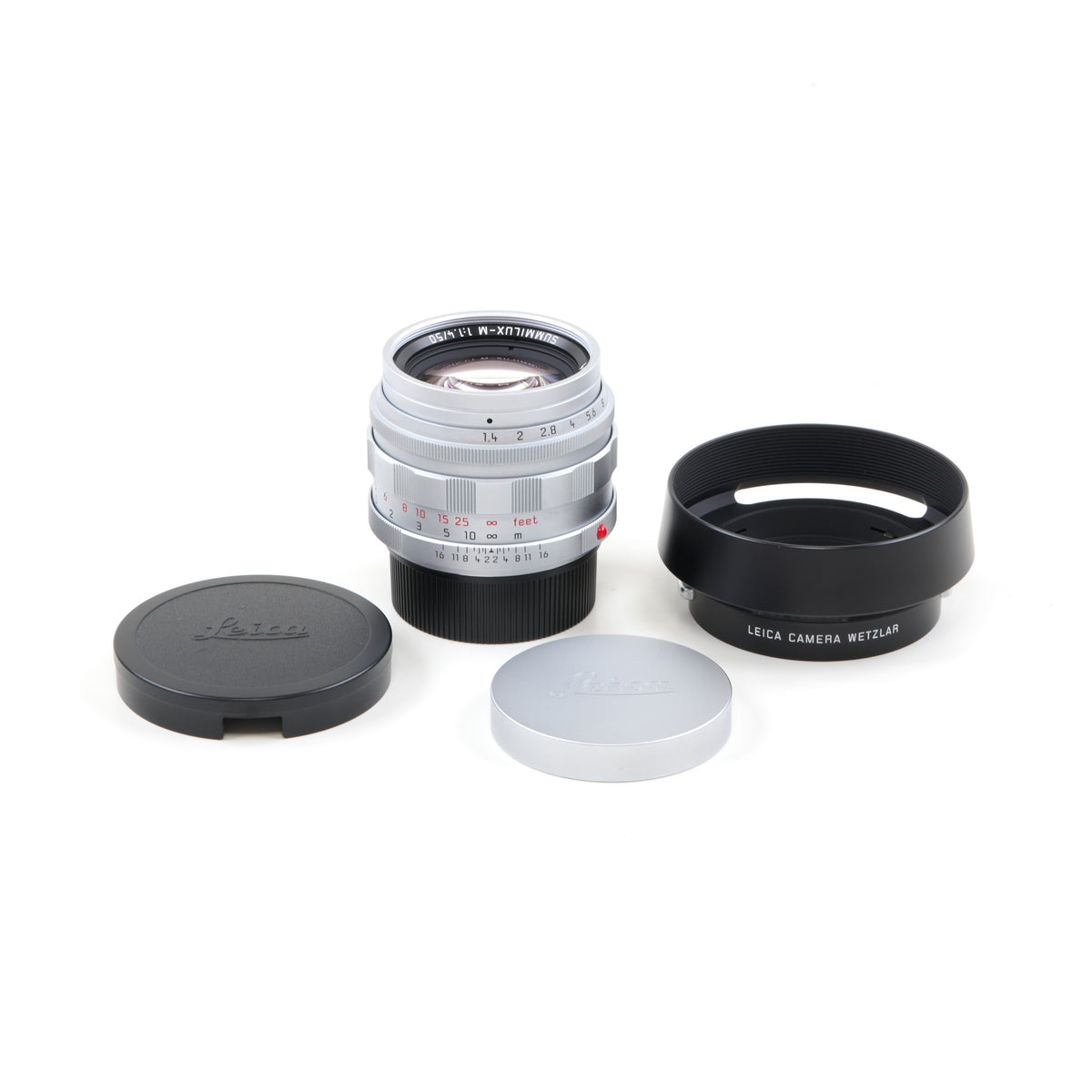 Leica 50mm f1.4 Summilux-M Re-Issue Chroom + Doos