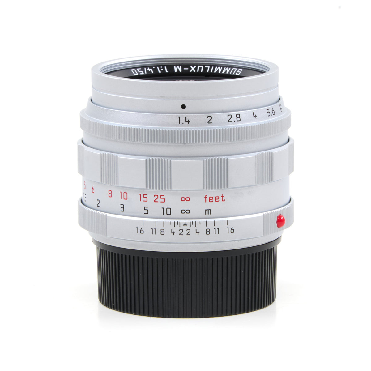 Leica 50mm f1.4 Summilux-M Re-Issue Chroom + Doos