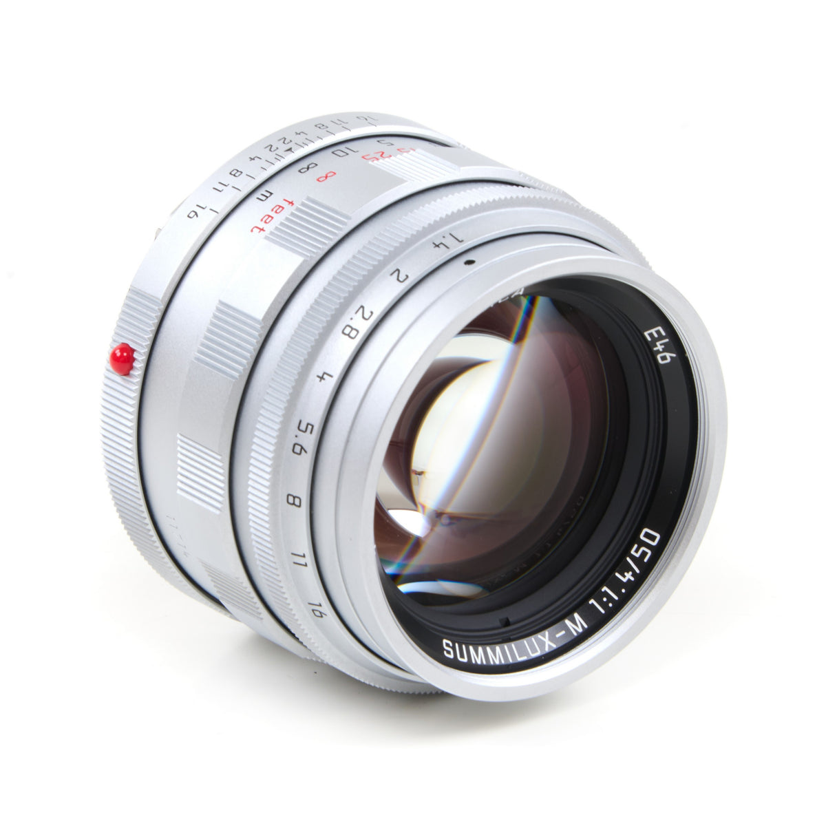 Leica 50mm f1.4 Summilux-M Re-Issue Chroom + Doos