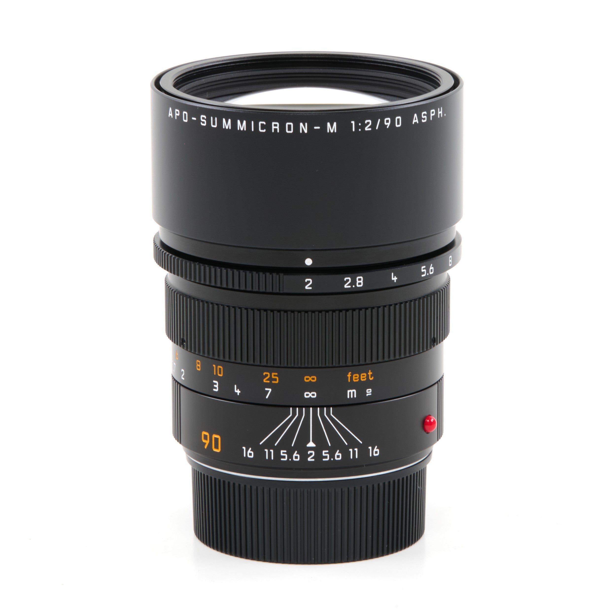 Leica 90mm f2 APO-Summicron-M ASPH Black 6-Bit + Doos