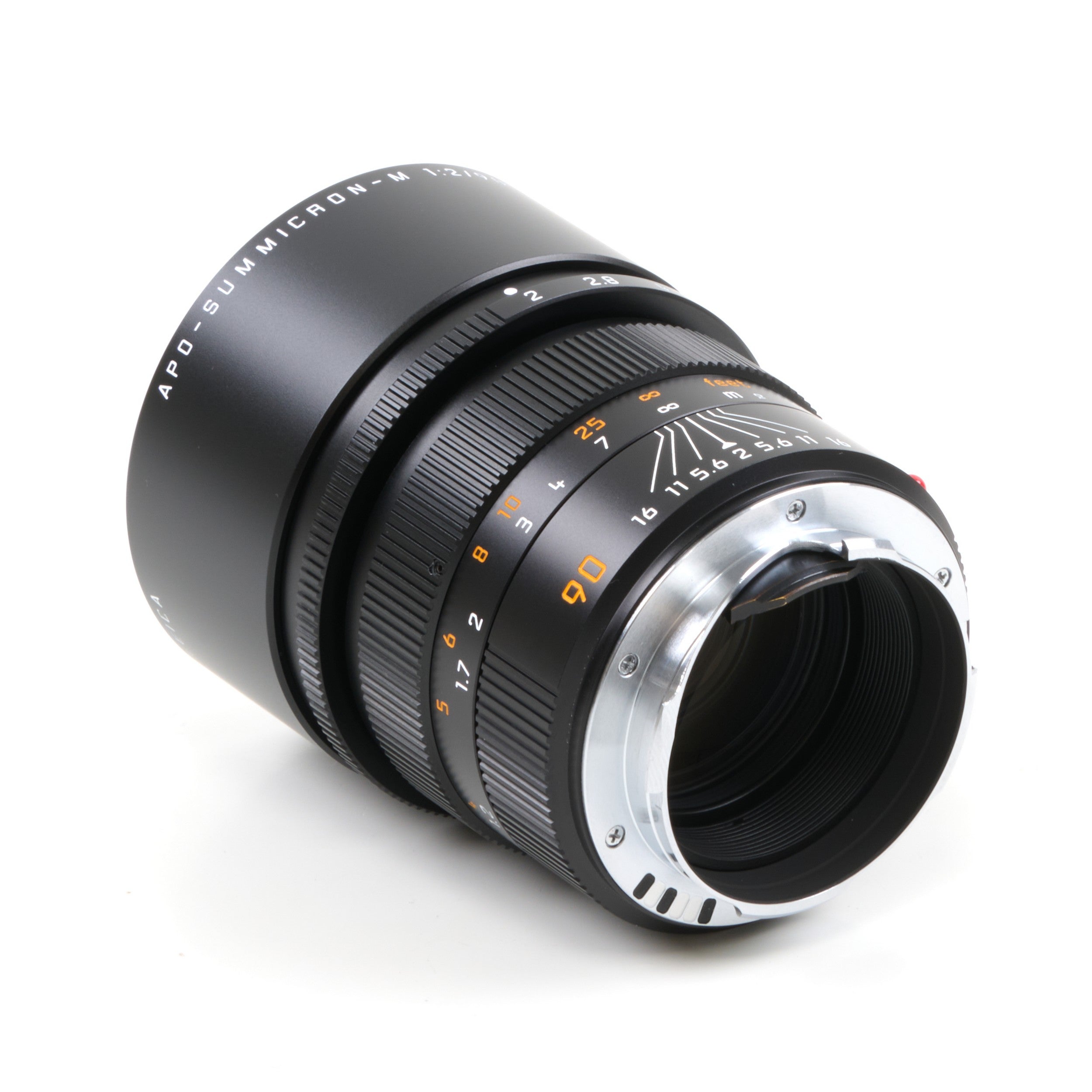 Leica 90mm f2 APO-Summicron-M ASPH Black 6-Bit + Doos