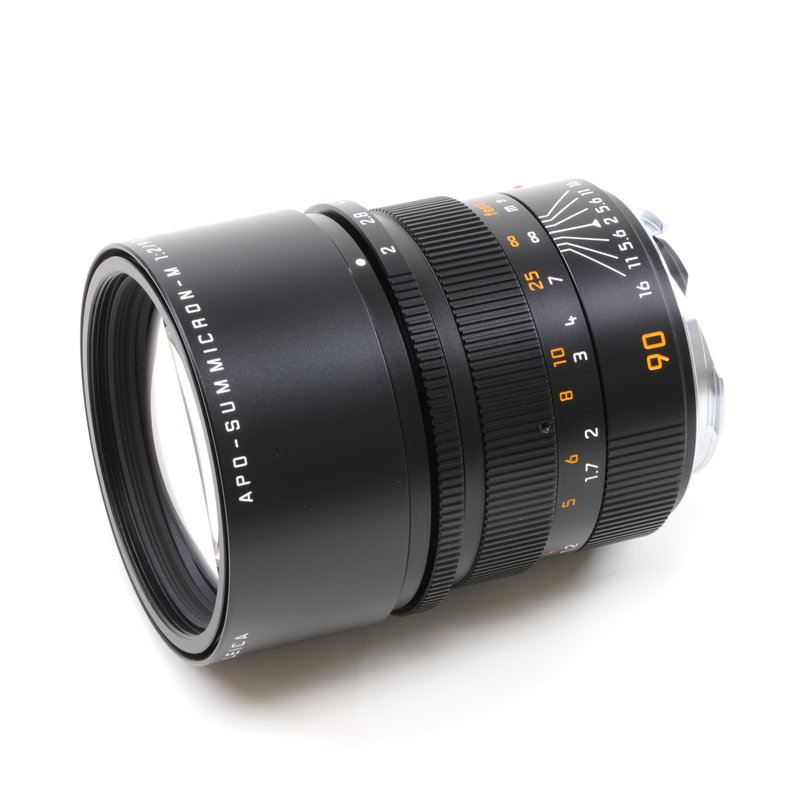 Leica 90mm f2 APO-Summicron-M ASPH Black 6-Bit + Doos