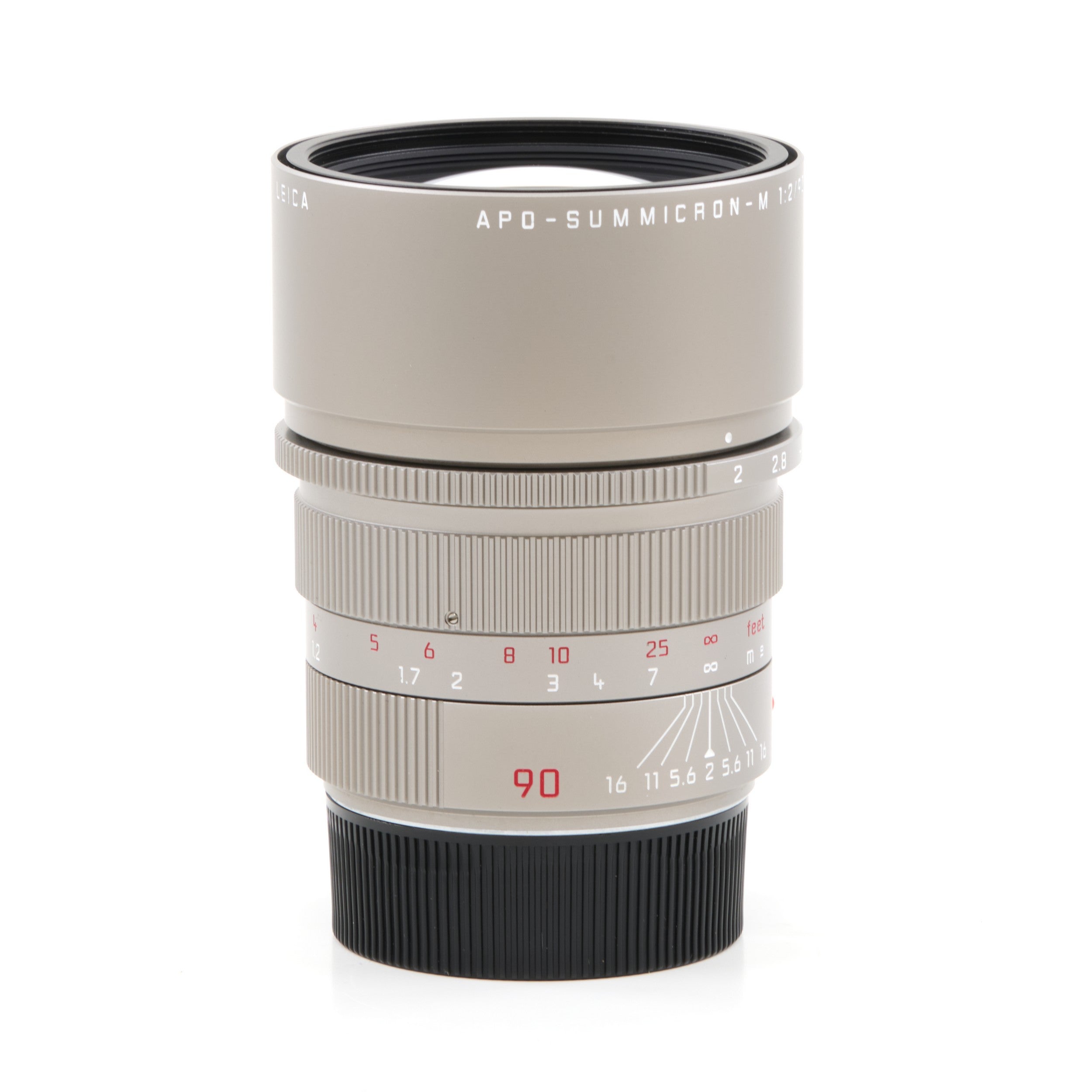 Leica 90mm f2 APO-Summicron-M ASPH Titanium + Doos