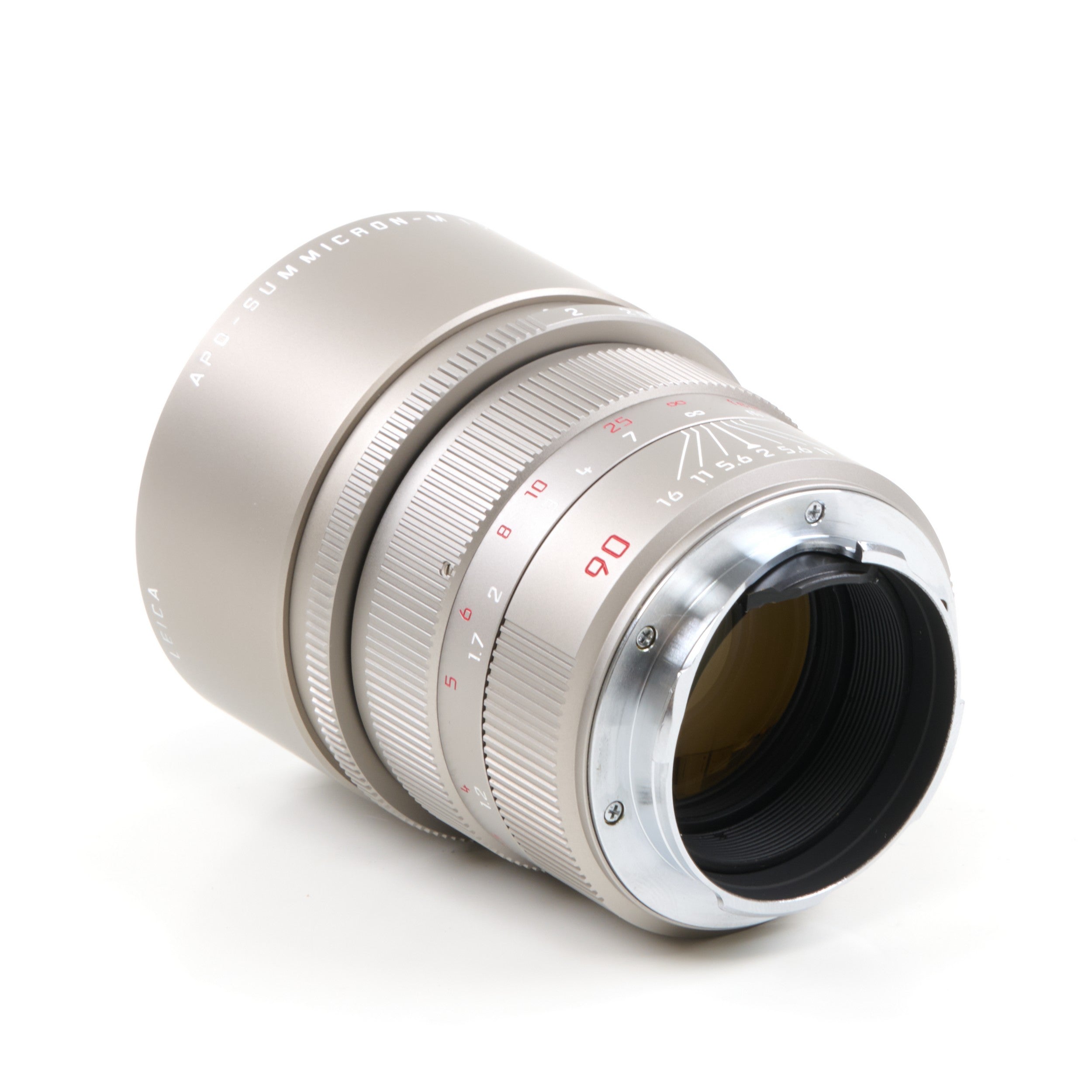 Leica 90mm f2 APO-Summicron-M ASPH Titanium + Doos