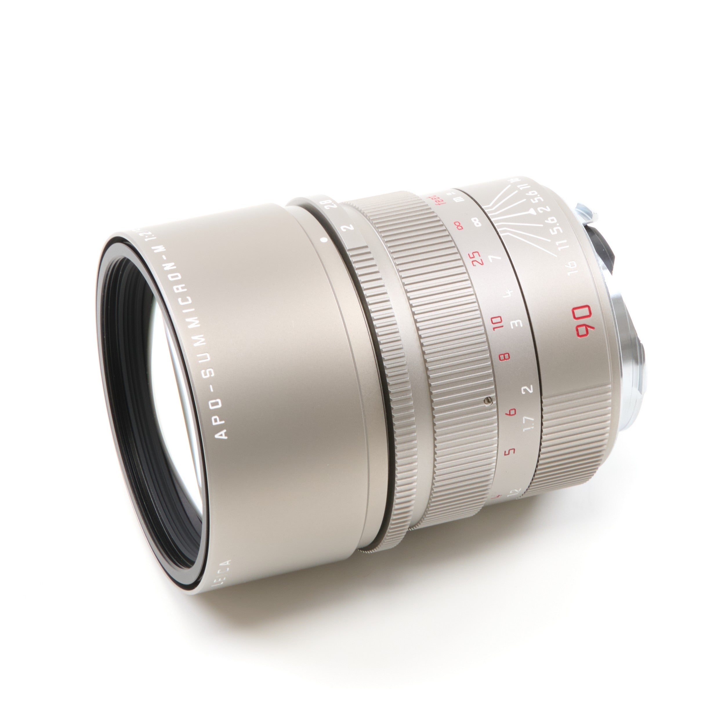 Leica 90mm f2 APO-Summicron-M ASPH Titanium + Doos