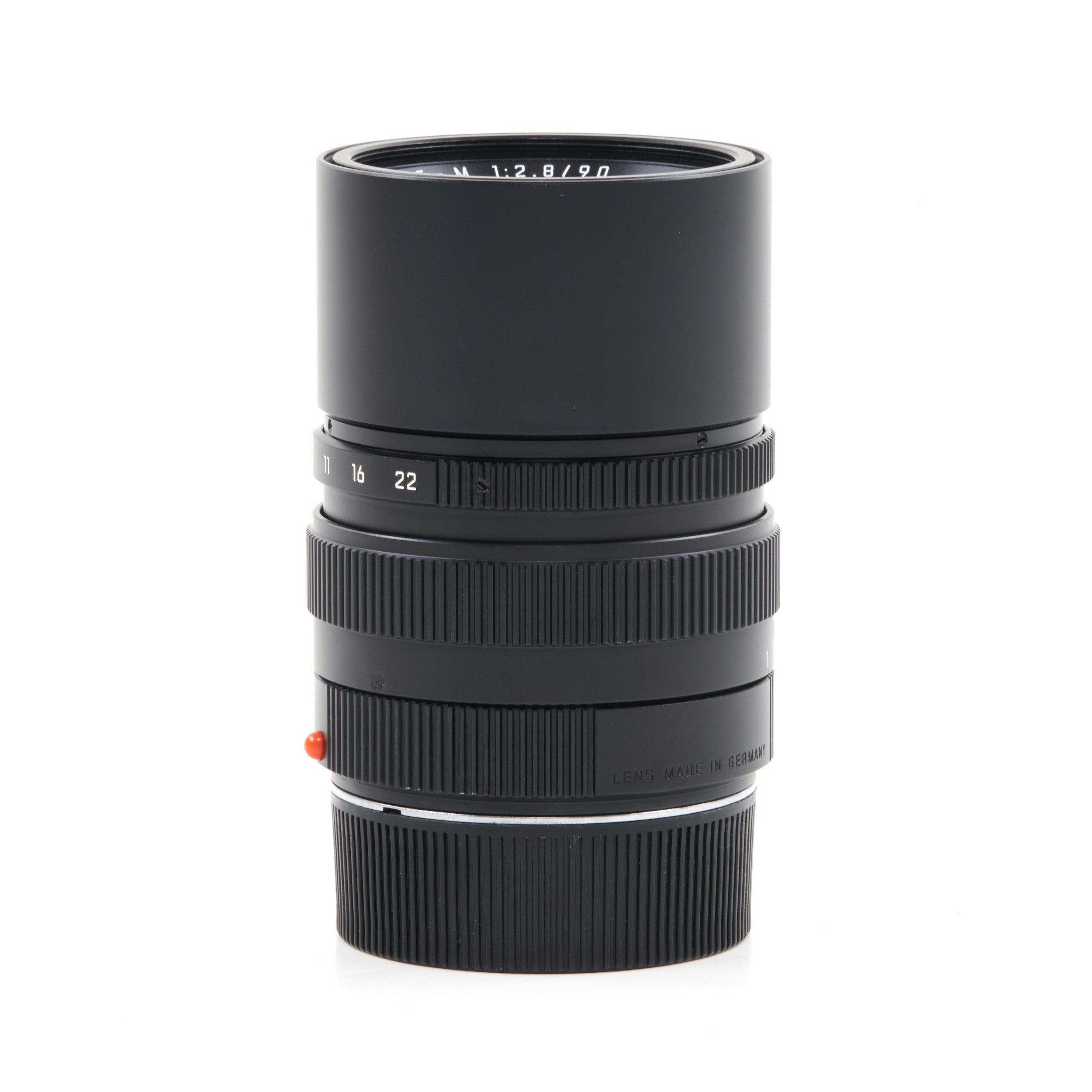 Leica 90mm f2.8 Elmarit-M Zwart + Doos