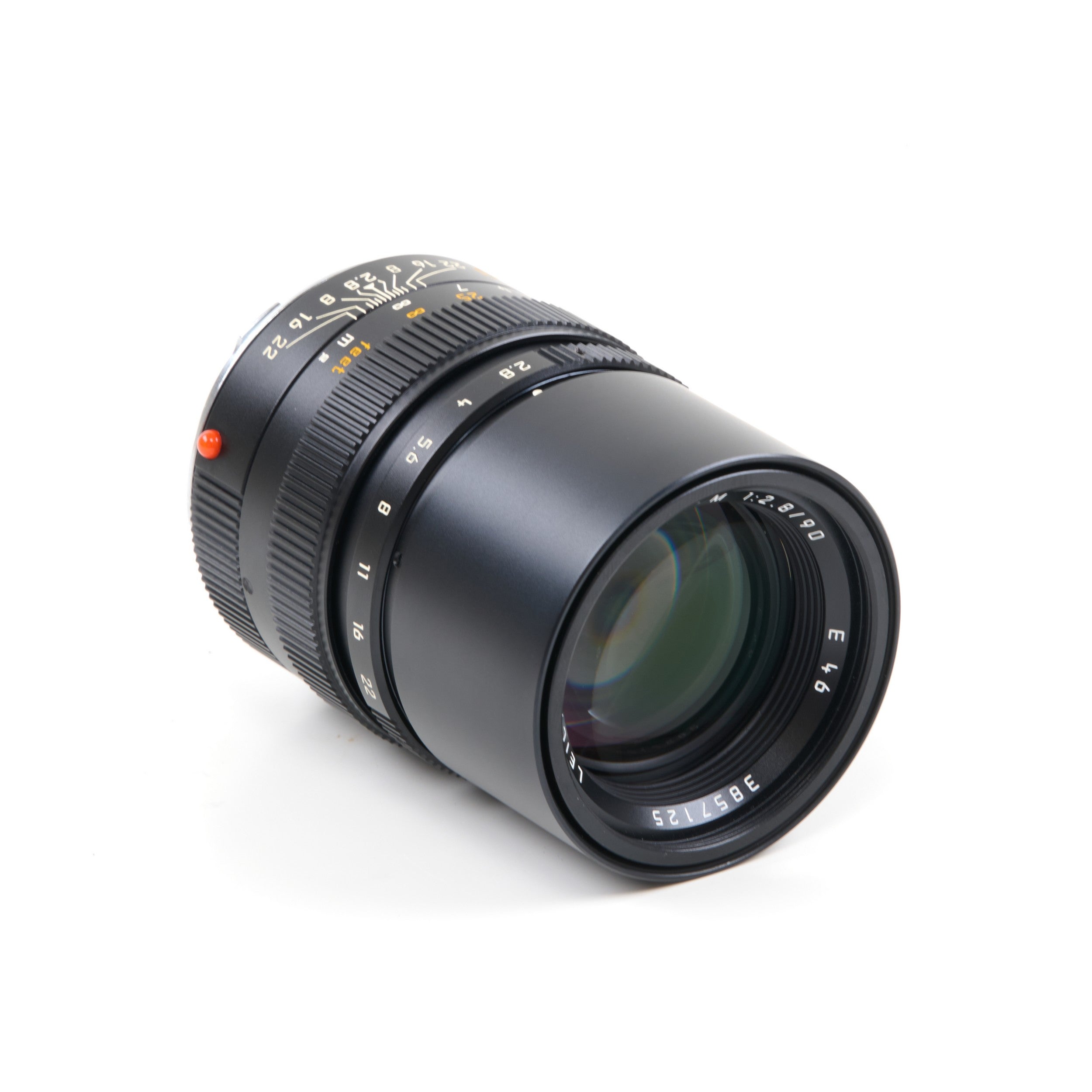 Leica 90mm f2.8 Elmarit-M Zwart + Doos