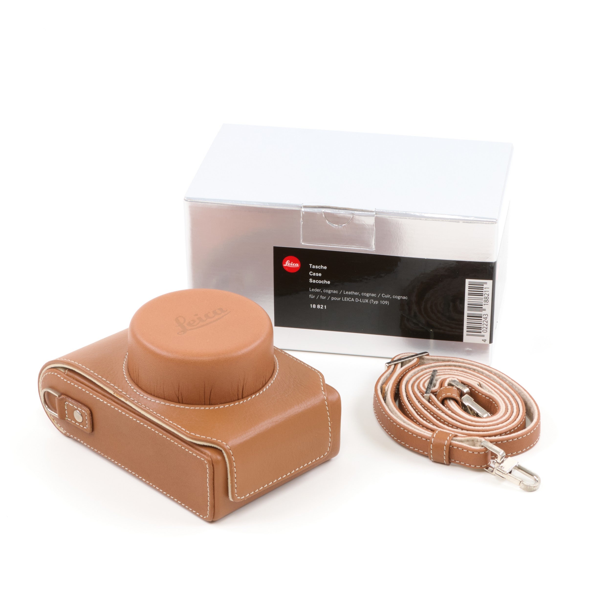 Leica Cognac Camera Case + Doos Voor D-Lux (Typ 109)