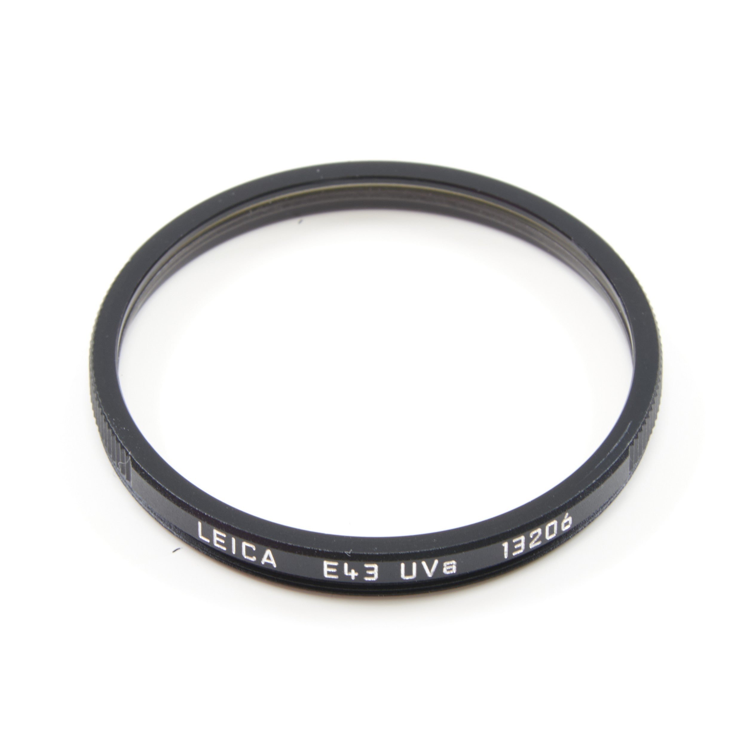 Leica E43 UVA Filter Zwart Slim Line + Doos