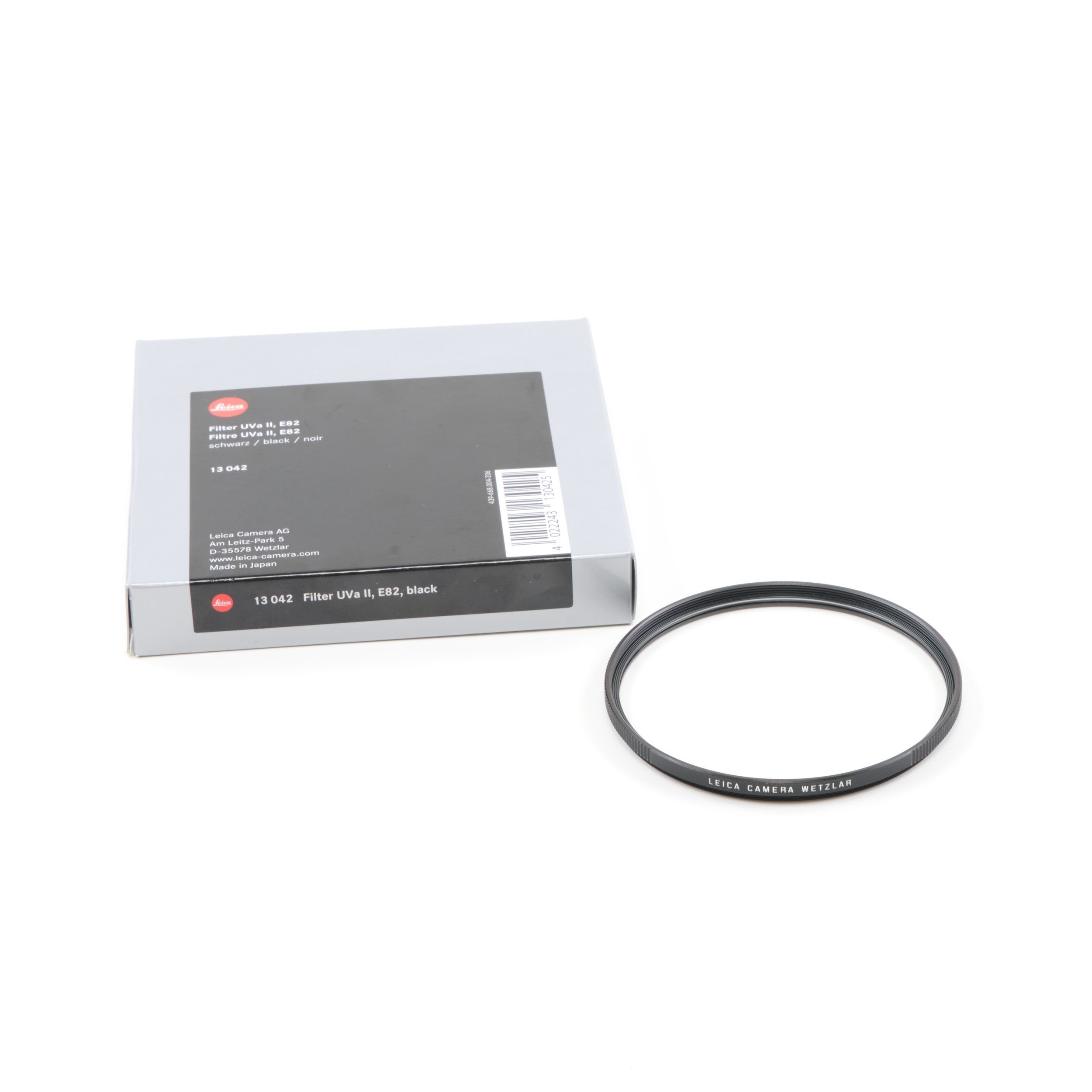 Leica E82 UVA II Filter + Doos LEZEN