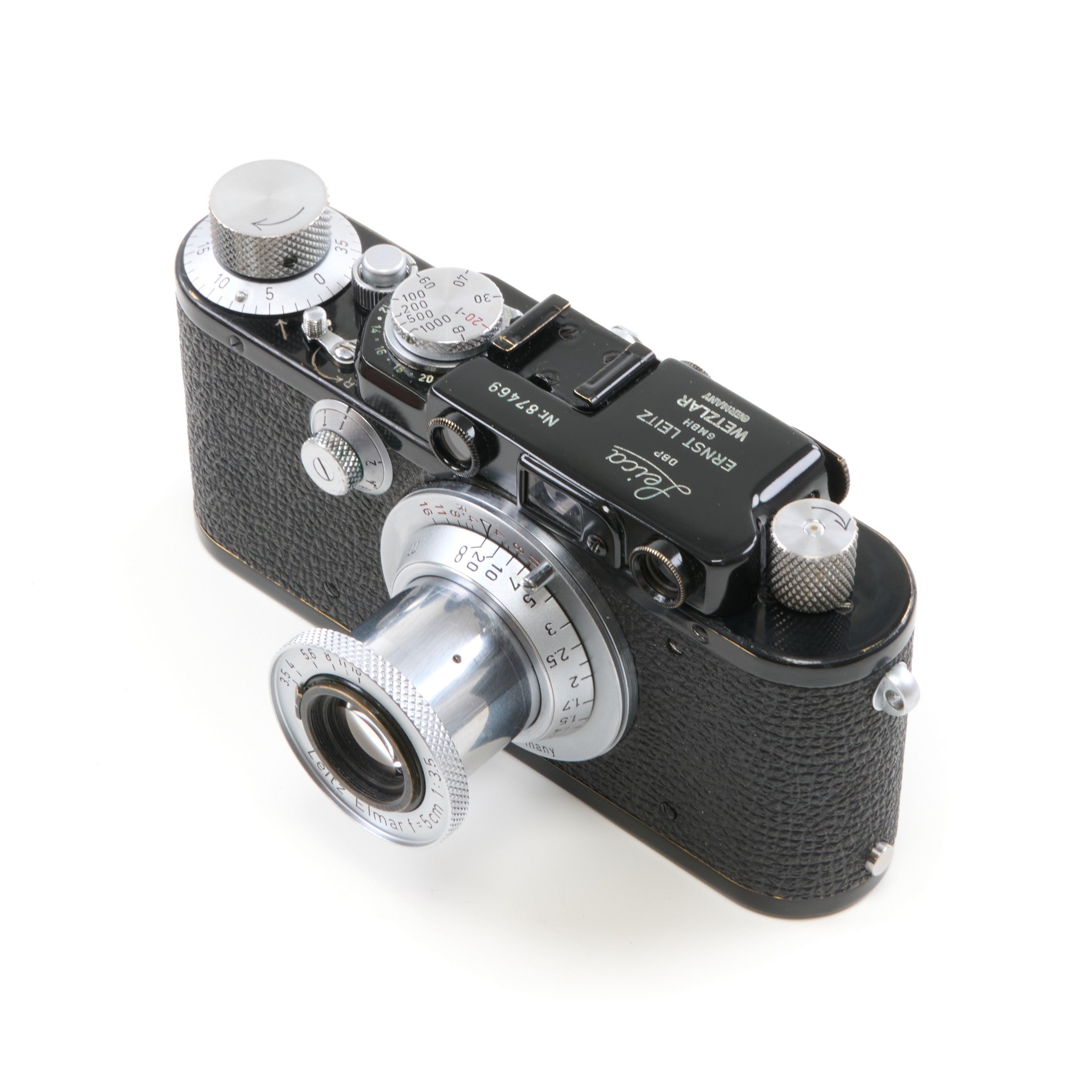 Leica II Conversie IIIA Syn + 50mm f3.5 Elmar