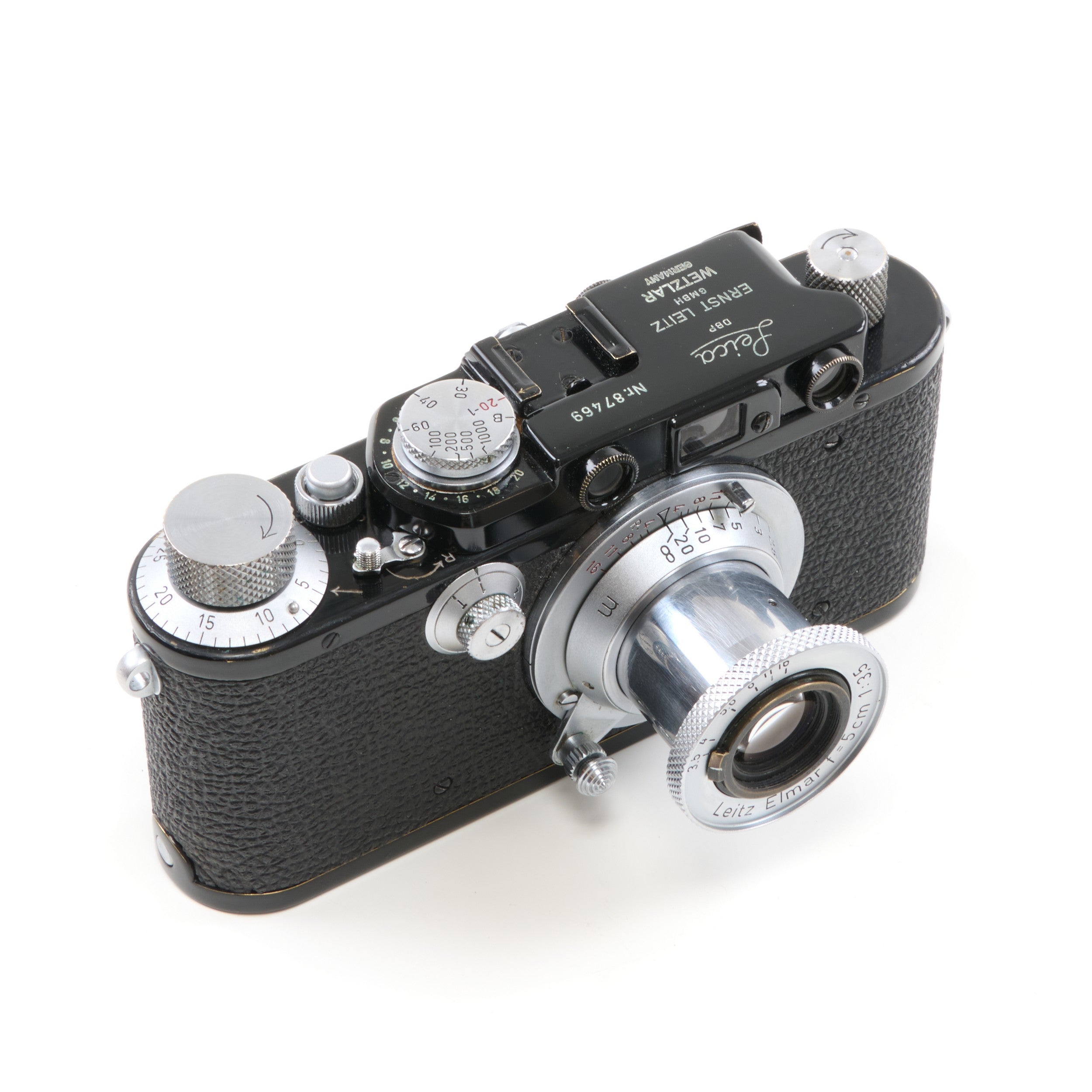 Leica II Conversie IIIA Syn + 50mm f3.5 Elmar