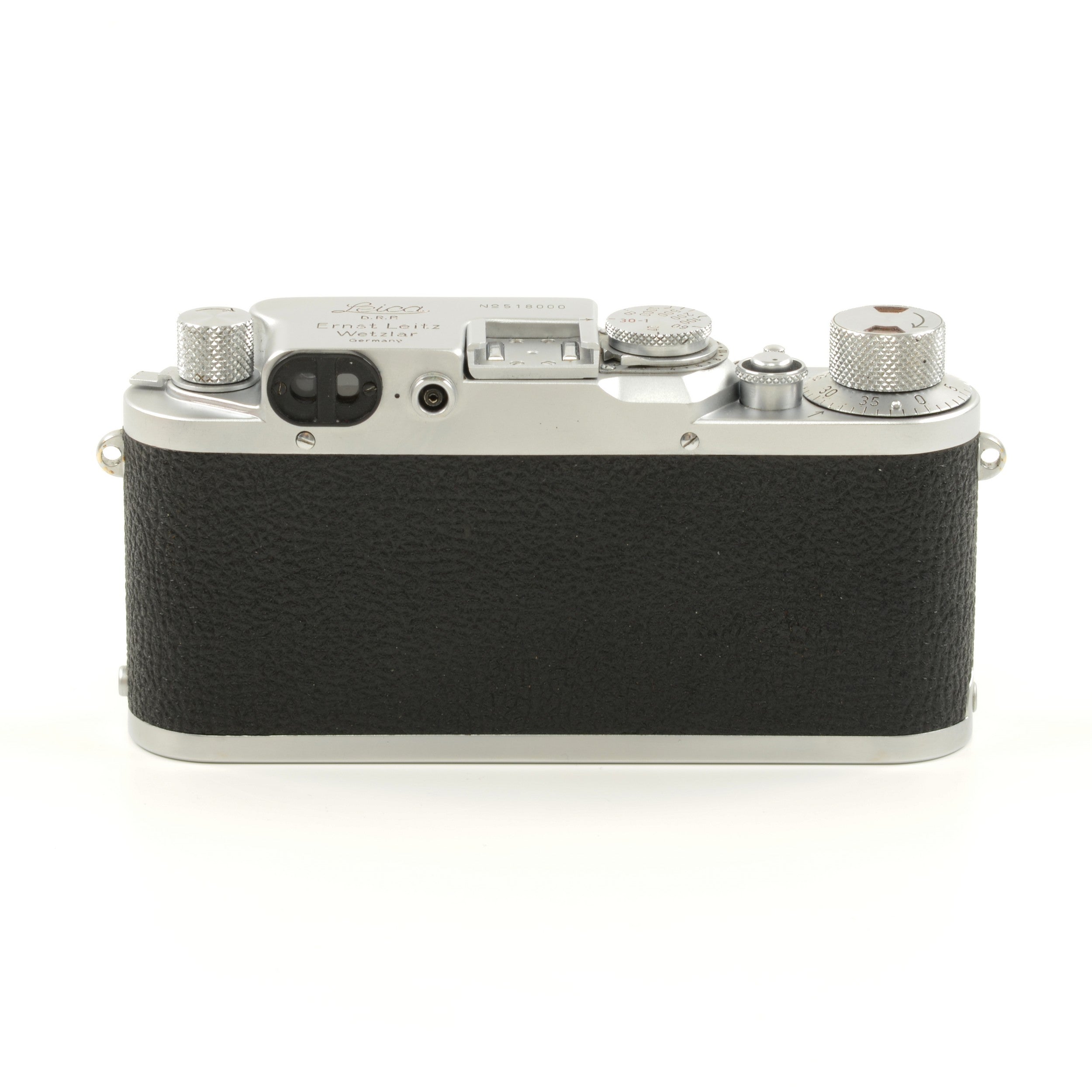 Leica IIIC Conversie IIIF + Leitz 50mm f3.5 Elmar + Doos Extreem Mooi Nummer!!!