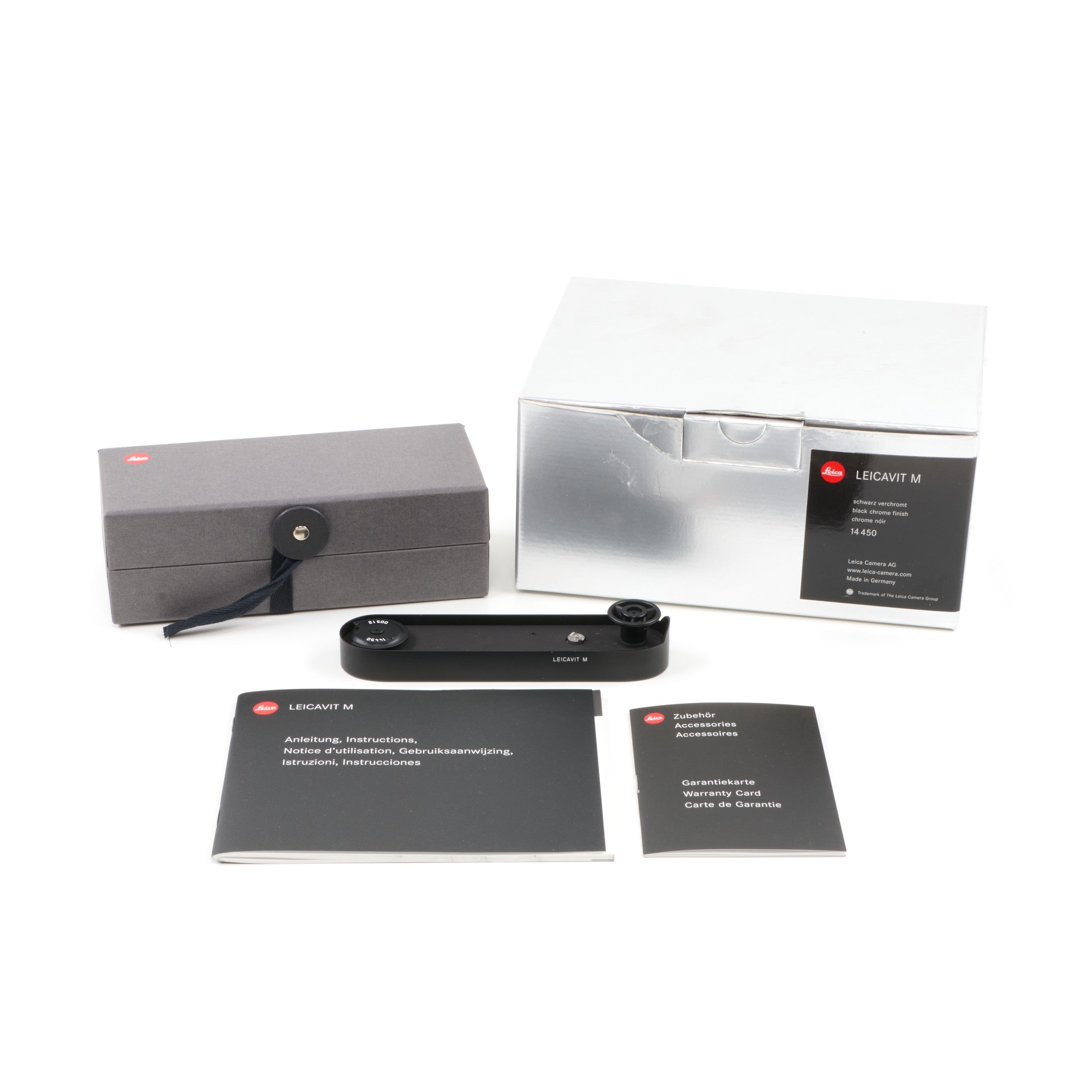 Leica Leicavit-M Zwart Chroom + Doos