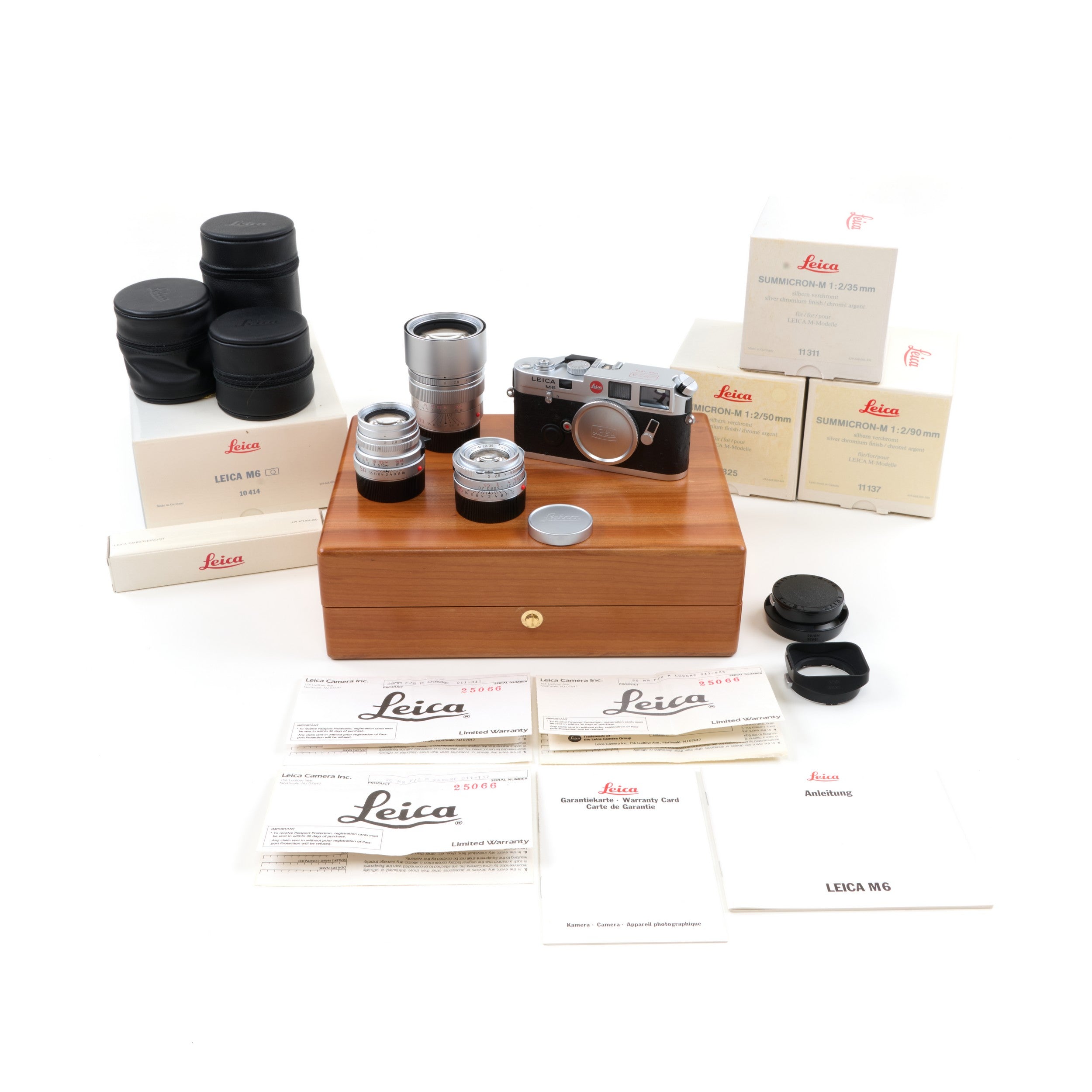 Leica M6 LHSA 25 Years Anniversay Set + Doos