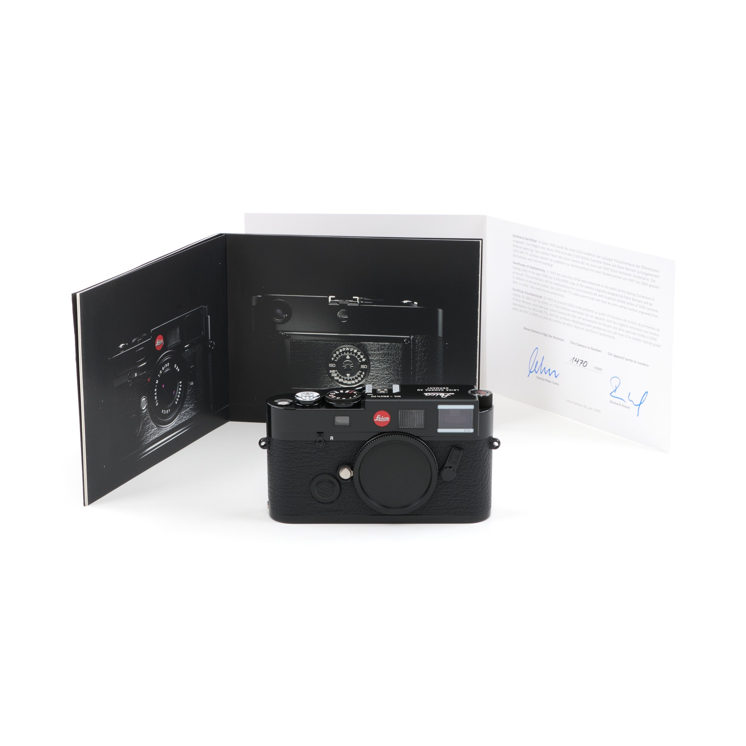 Leica M6 TTL Millennium Black Paint + Doos