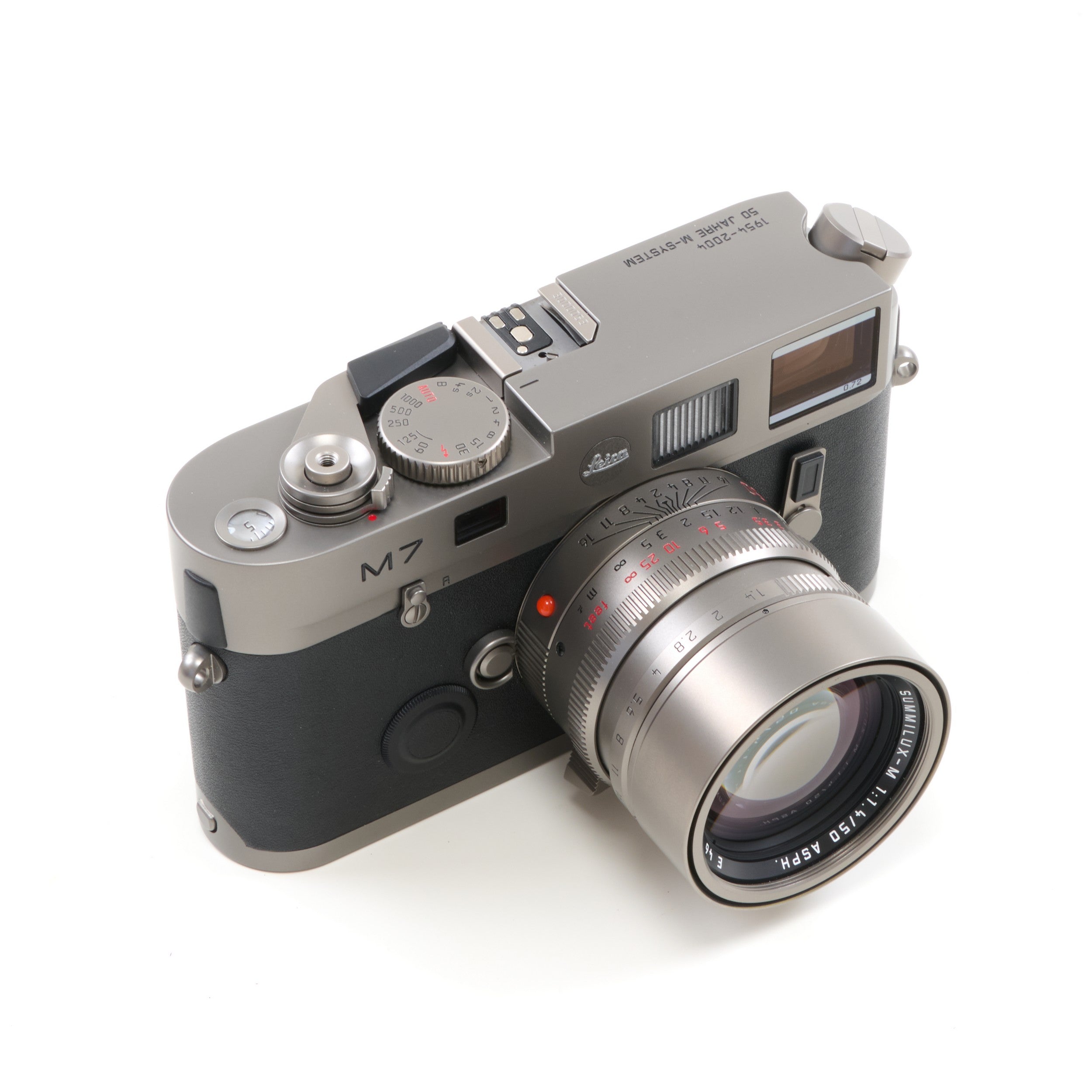 Leica M7 Titanium Set "50 Jahre Leica M System" + Doos Mooi Nummer