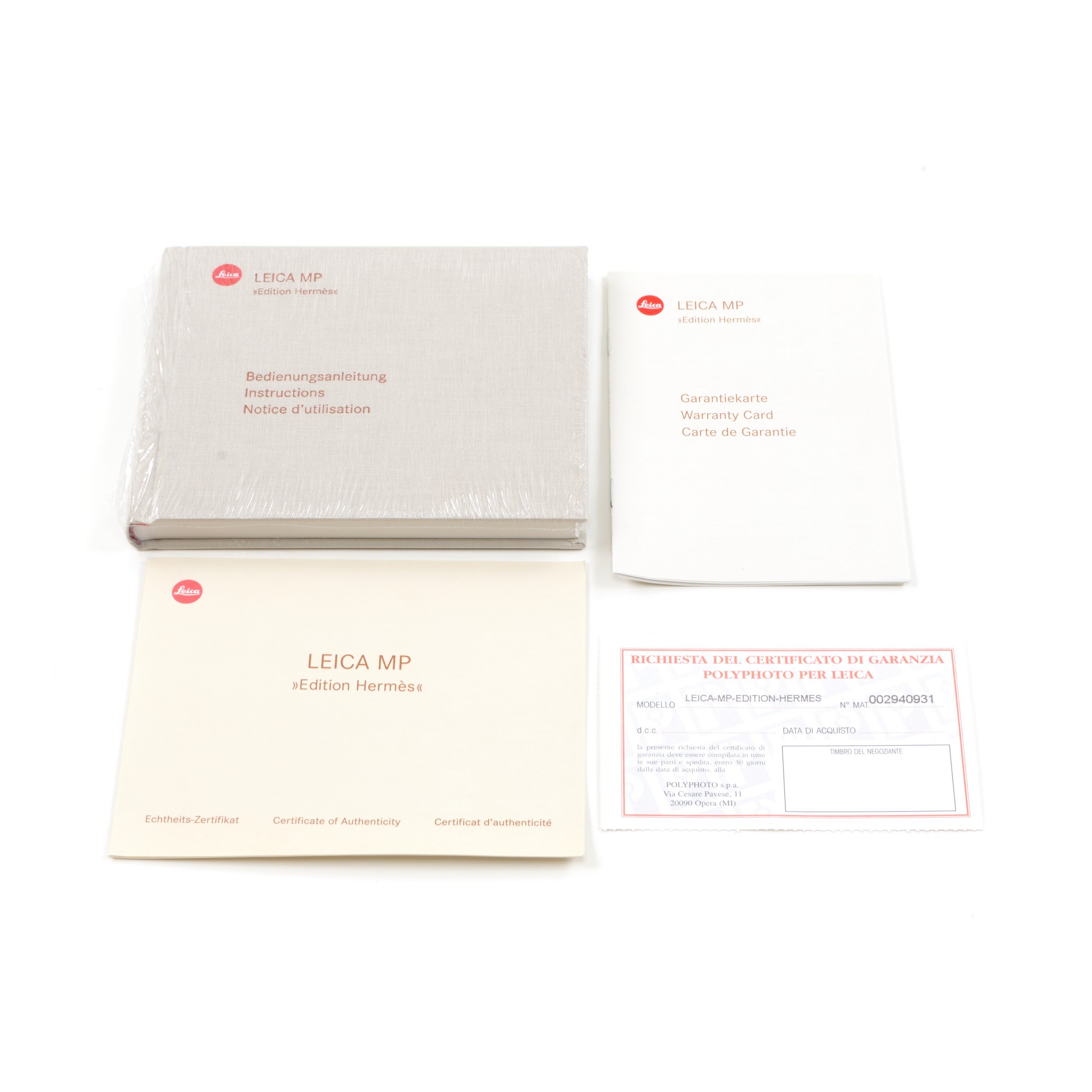 Leica MP Hermès Set + Doos