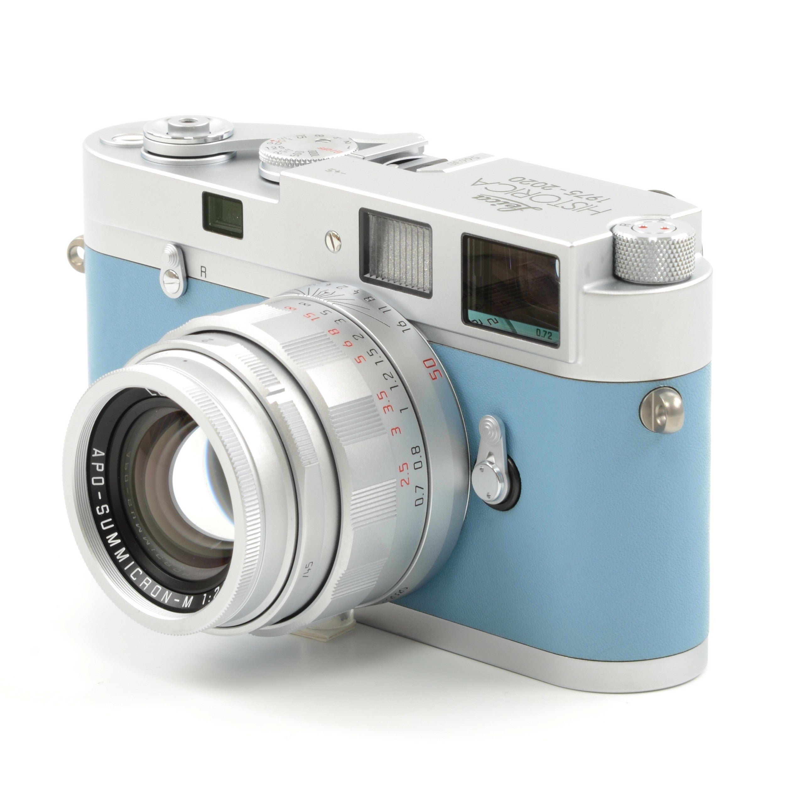 Leica MP Leica Historica 1975-2020 Set + 50mm f1.2 Noctilux-M ASPH Chroom Matching Nummer + Doos