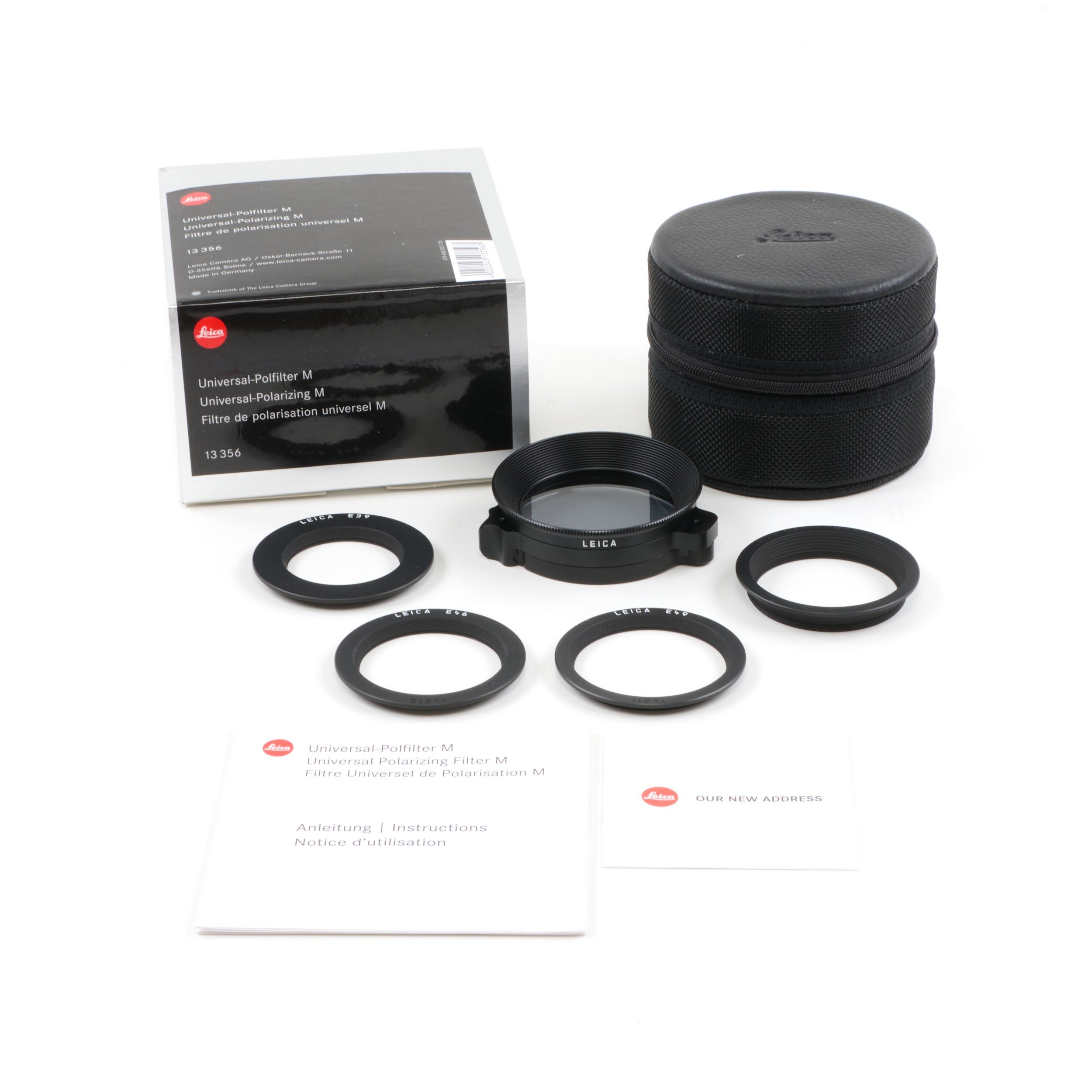 Leica Universeel Polarisatiefilter Voor Leica M + Doos